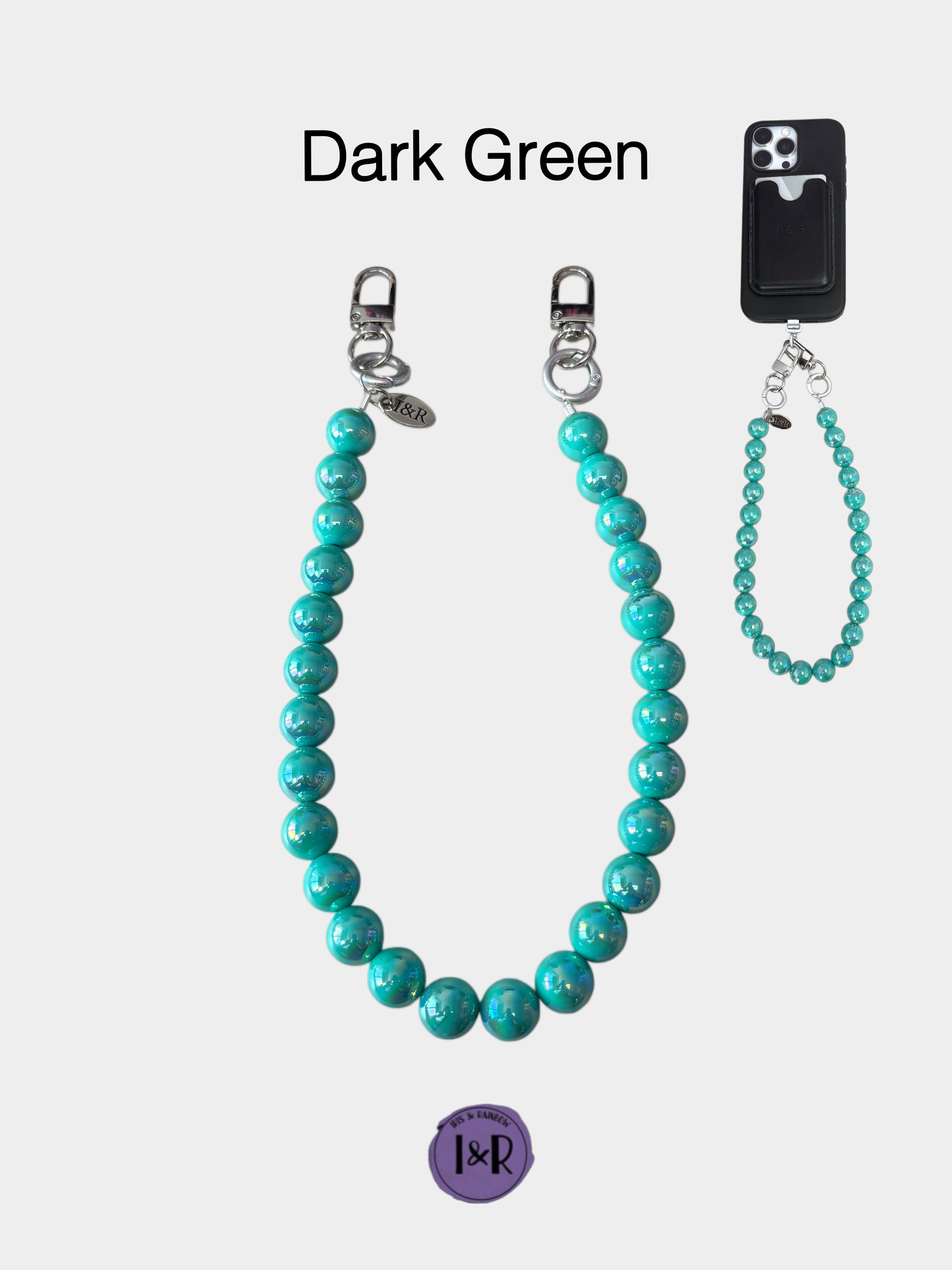 Iris Accessory Beaded Chain  For Bags, Phones and Wallets (#A3791) By Iris & Rainbow