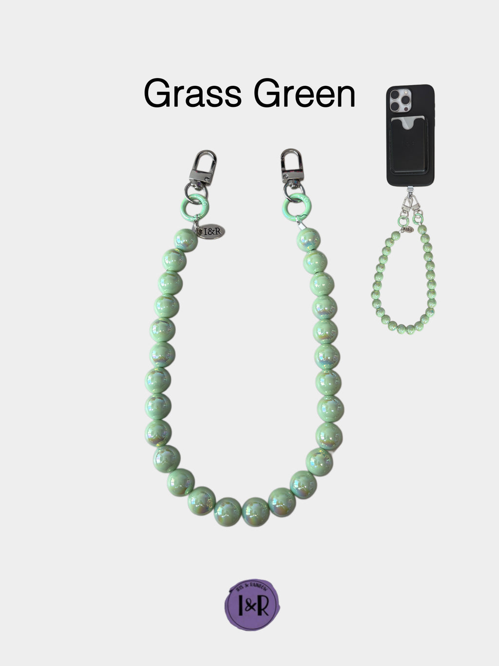 Iris Accessory Beaded Chain  For Bags, Phones and Wallets (#A3791) By Iris & Rainbow