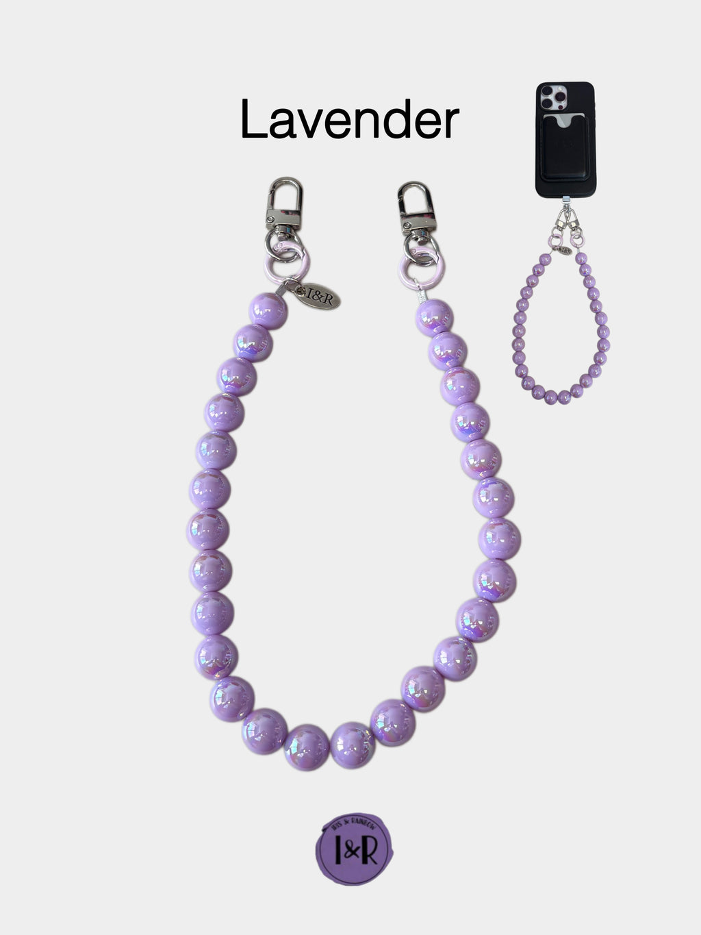 Iris Accessory Beaded Chain  For Bags, Phones and Wallets (#A3791) By Iris & Rainbow