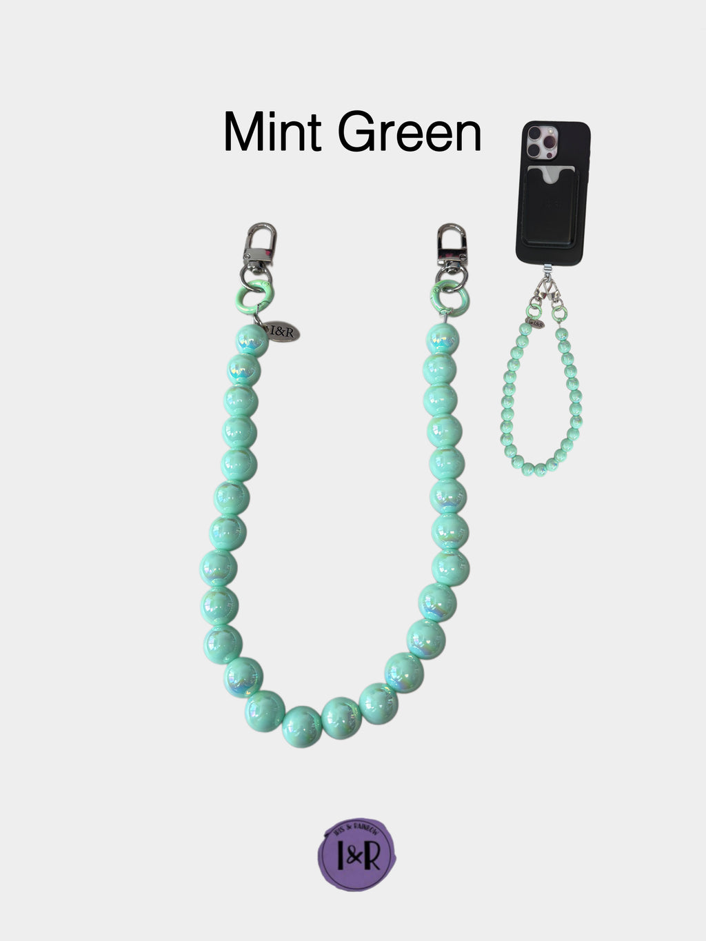 Iris Accessory Beaded Chain  For Bags, Phones and Wallets (#A3791) By Iris & Rainbow