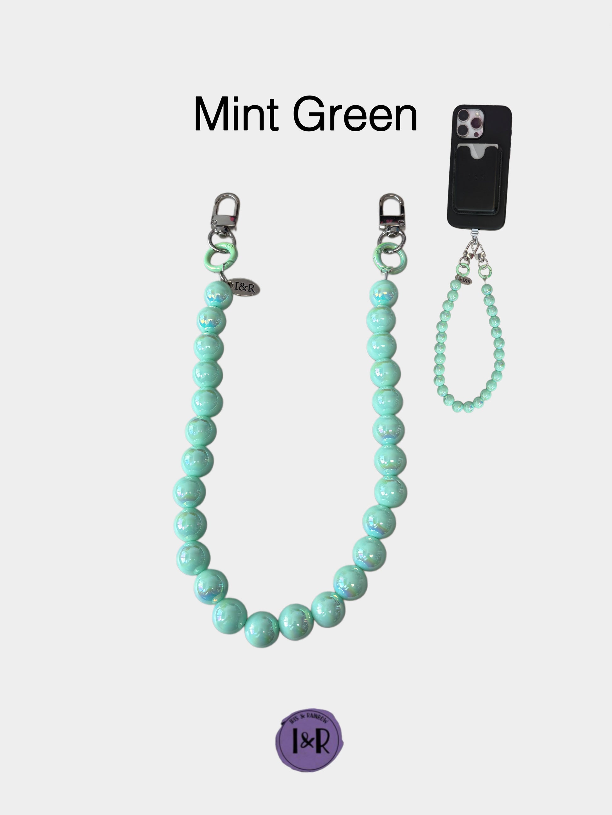 Iris Accessory Beaded Chain  For Bags, Phones and Wallets (#A3791) By Iris & Rainbow