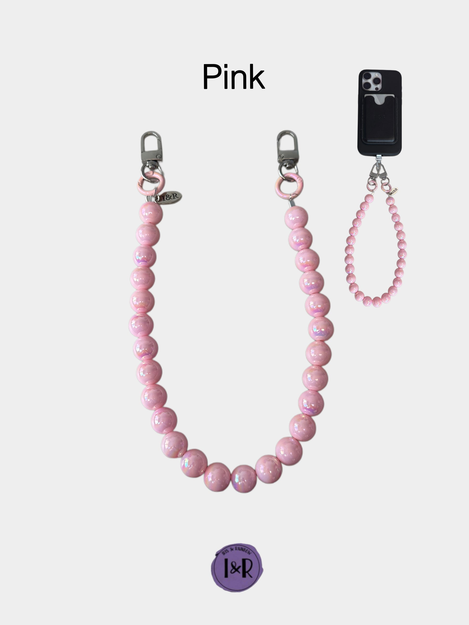 Iris Accessory Beaded Chain  For Bags, Phones and Wallets (#A3791) By Iris & Rainbow