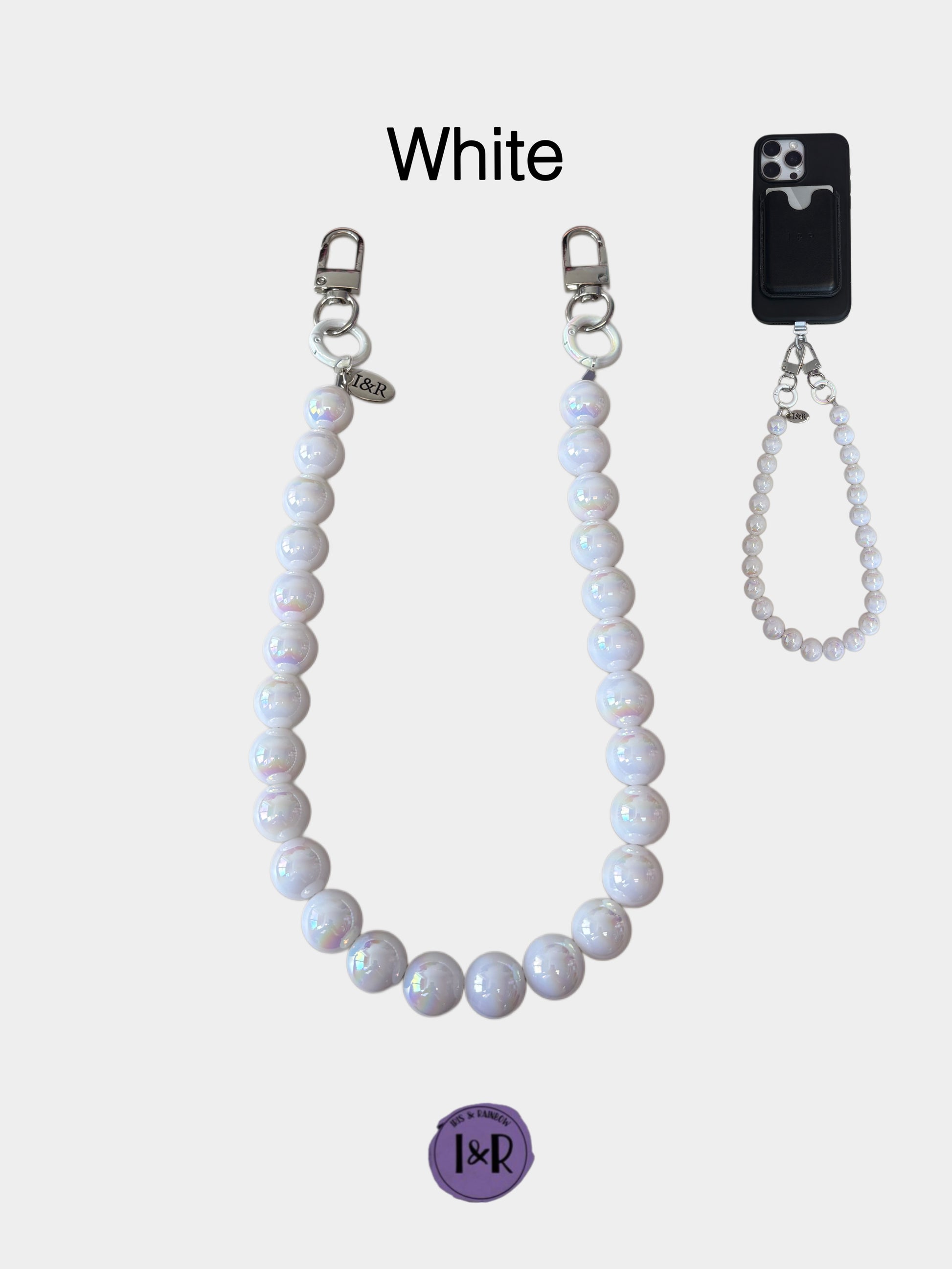 Iris Accessory Beaded Chain  For Bags, Phones and Wallets (#A3791) By Iris & Rainbow