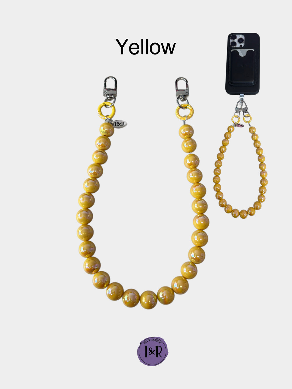 Iris Accessory Beaded Chain  For Bags, Phones and Wallets (#A3791) By Iris & Rainbow