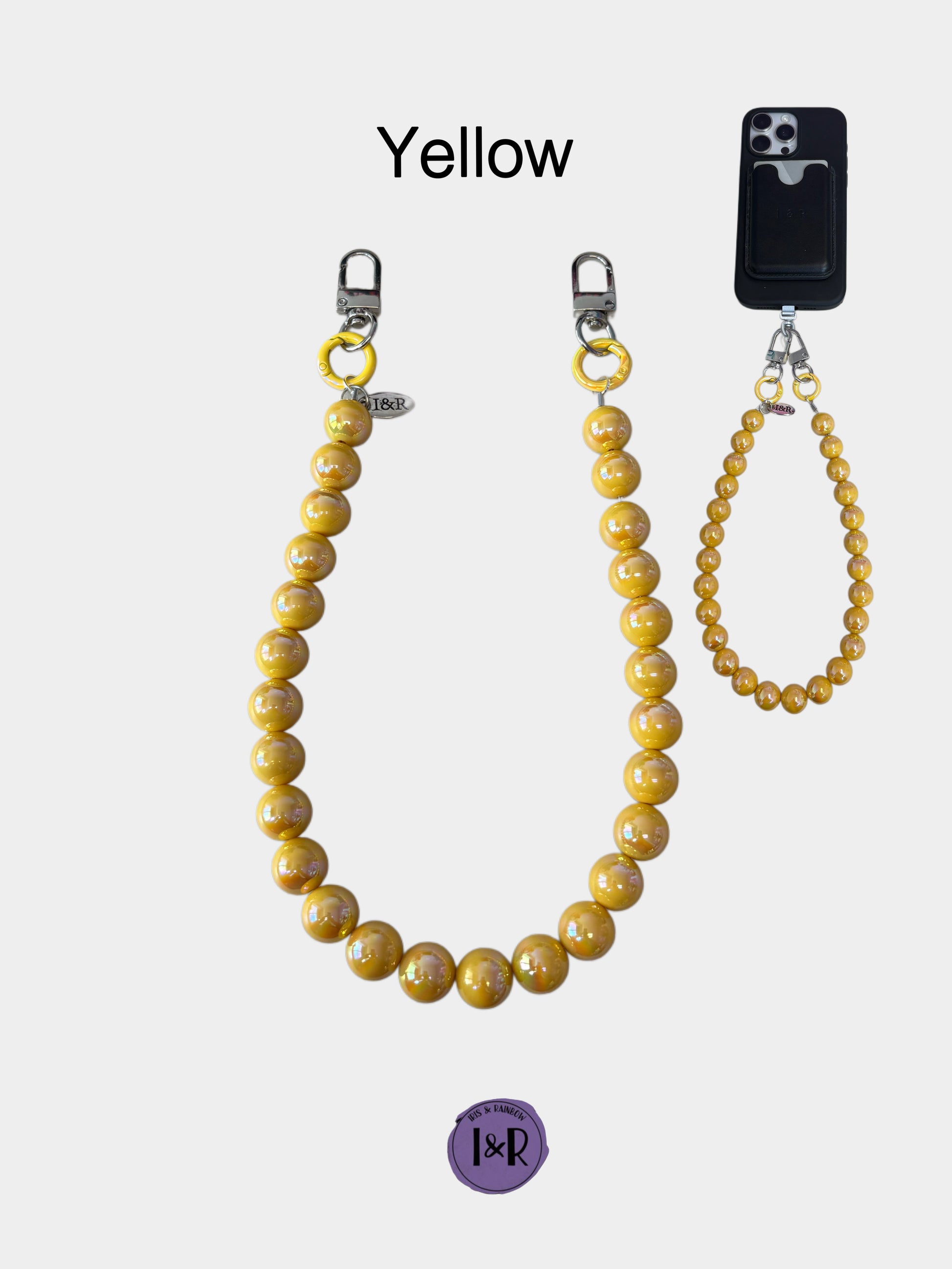 Iris Accessory Beaded Chain  For Bags, Phones and Wallets (#A3791) By Iris & Rainbow