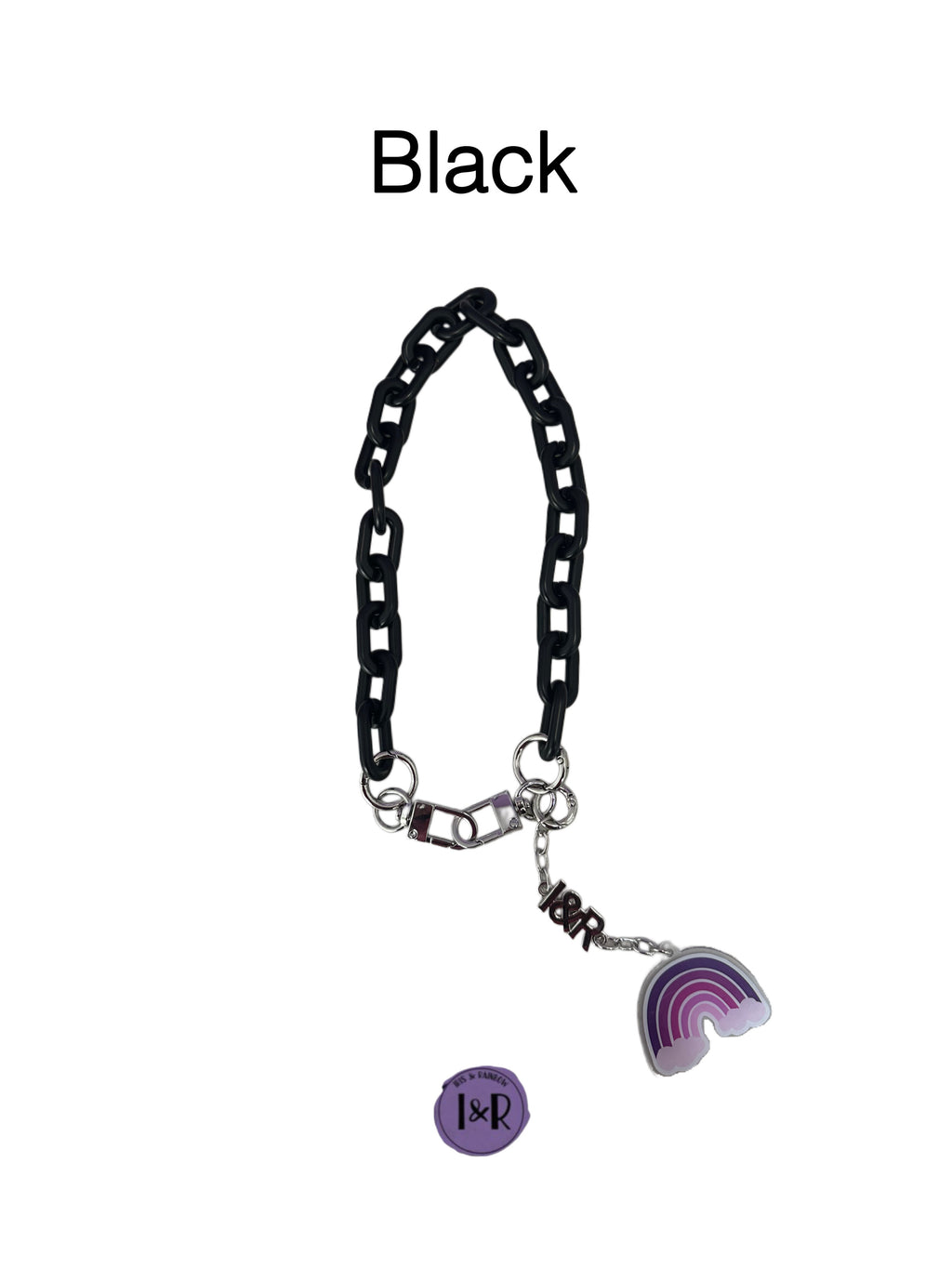 Iris Accessory Acrylic Chain For Bags and Wallets (#A3792) Fashionable Chain Strap - By Iris & Rainbow
