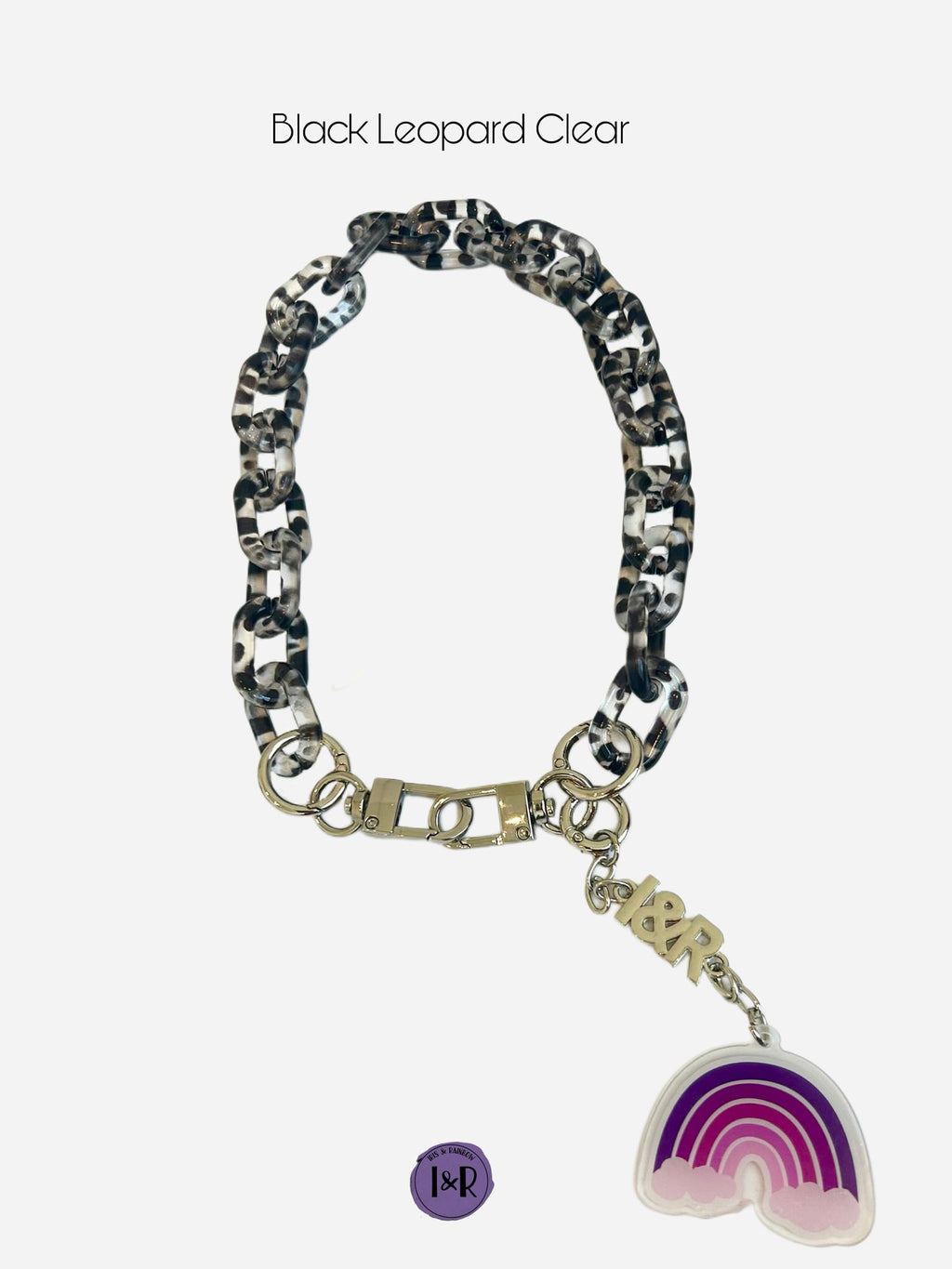 Iris Accessory Acrylic Chain For Bags and Wallets (#A3792) Fashionable Chain Strap - By Iris & Rainbow