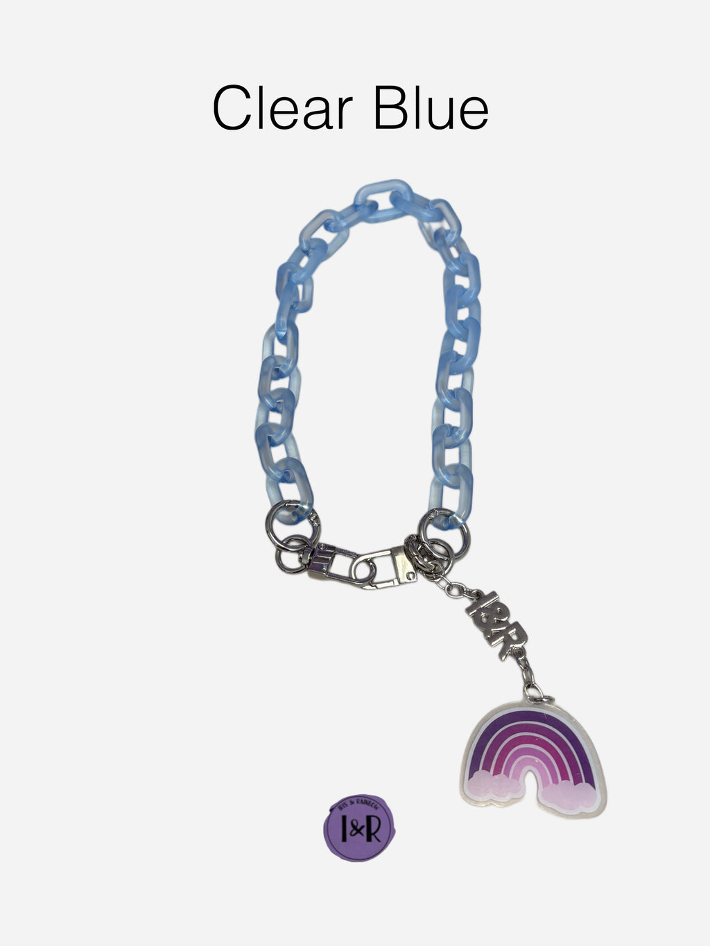 Iris Accessory Acrylic Chain For Bags and Wallets (#A3792) Fashionable Chain Strap - By Iris & Rainbow