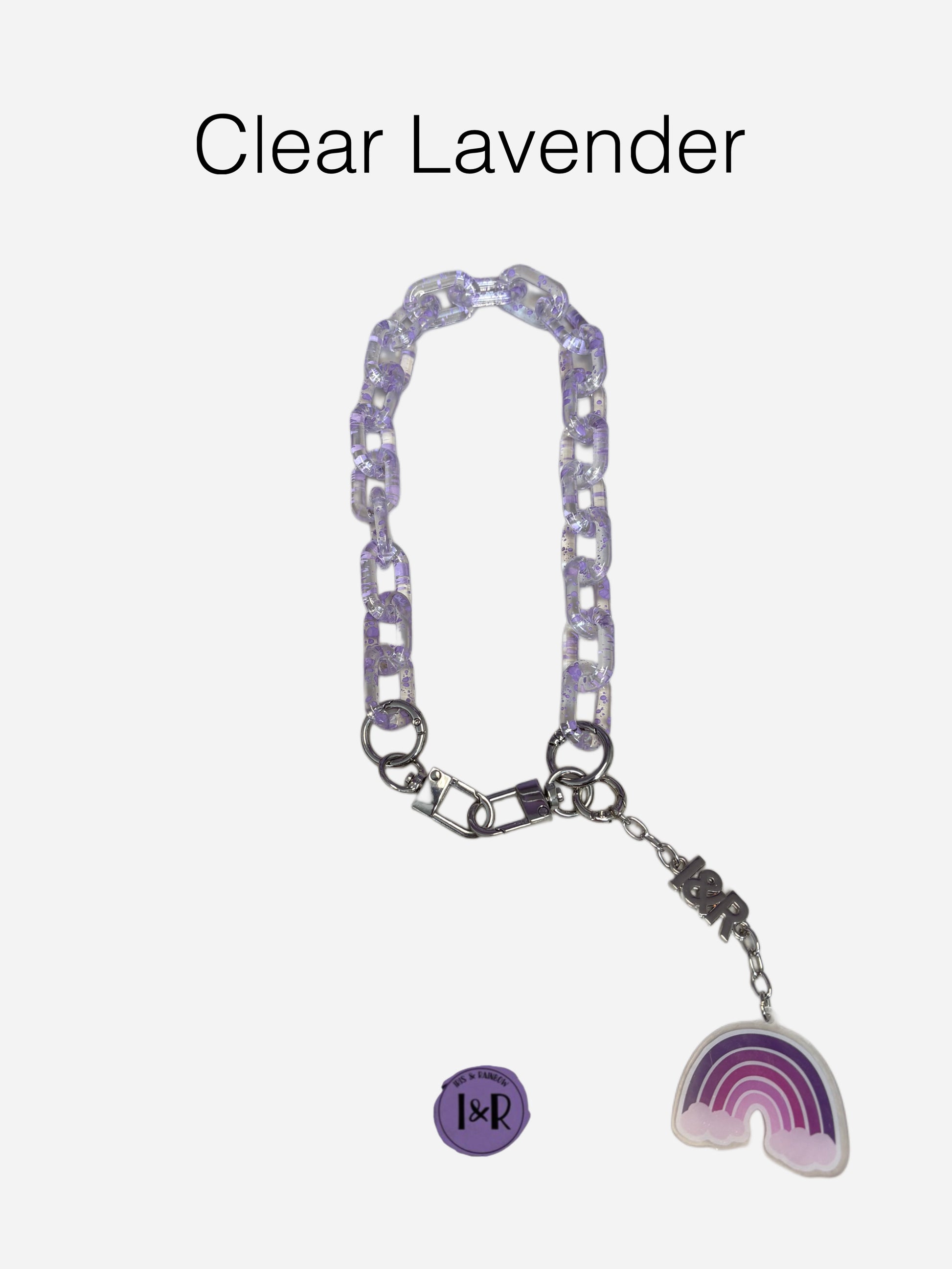 Iris Accessory Acrylic Chain For Bags and Wallets (#A3792) Fashionable Chain Strap - By Iris & Rainbow