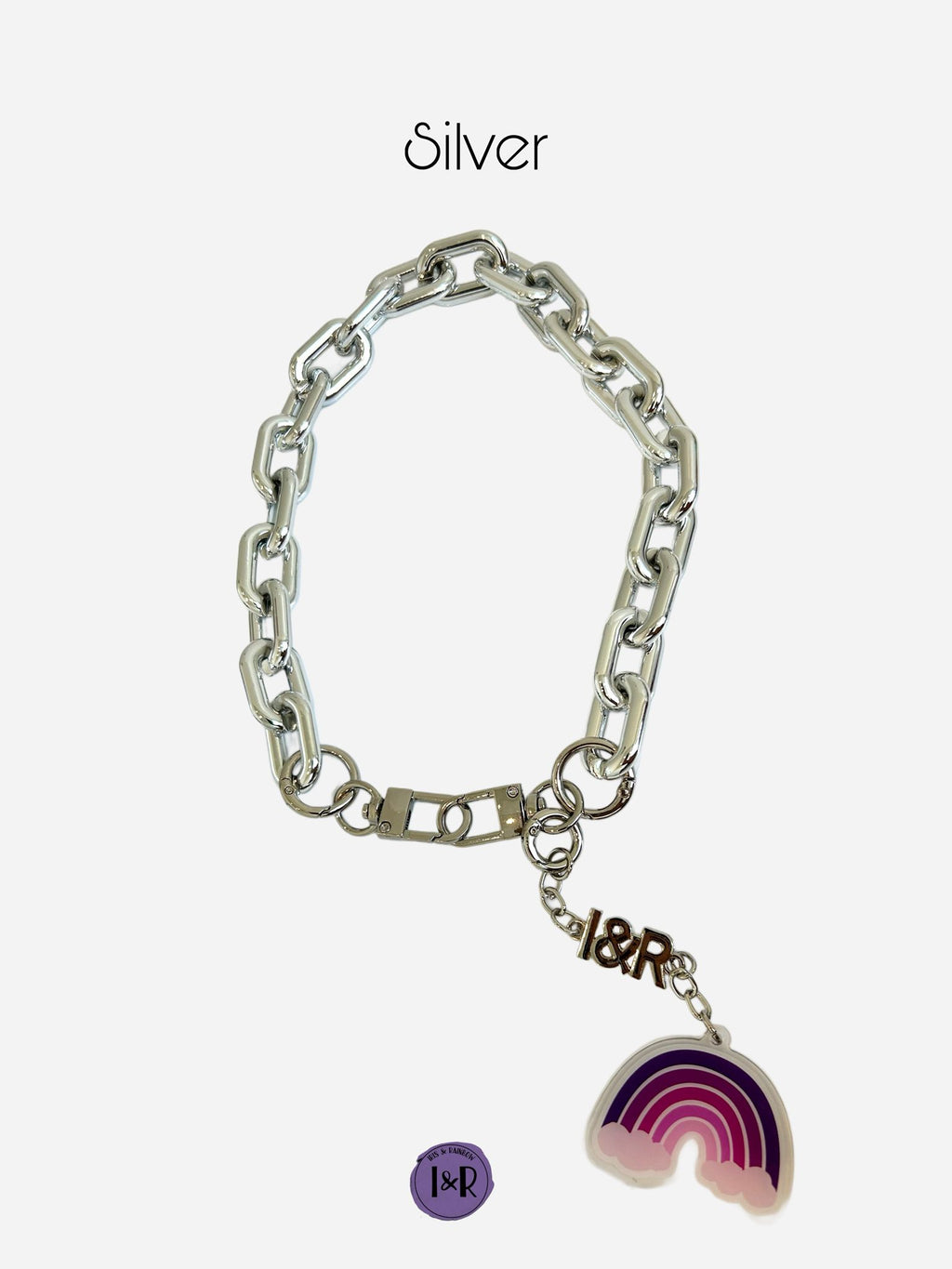 Iris Accessory Acrylic Chain For Bags and Wallets (#A3792) Fashionable Chain Strap - By Iris & Rainbow