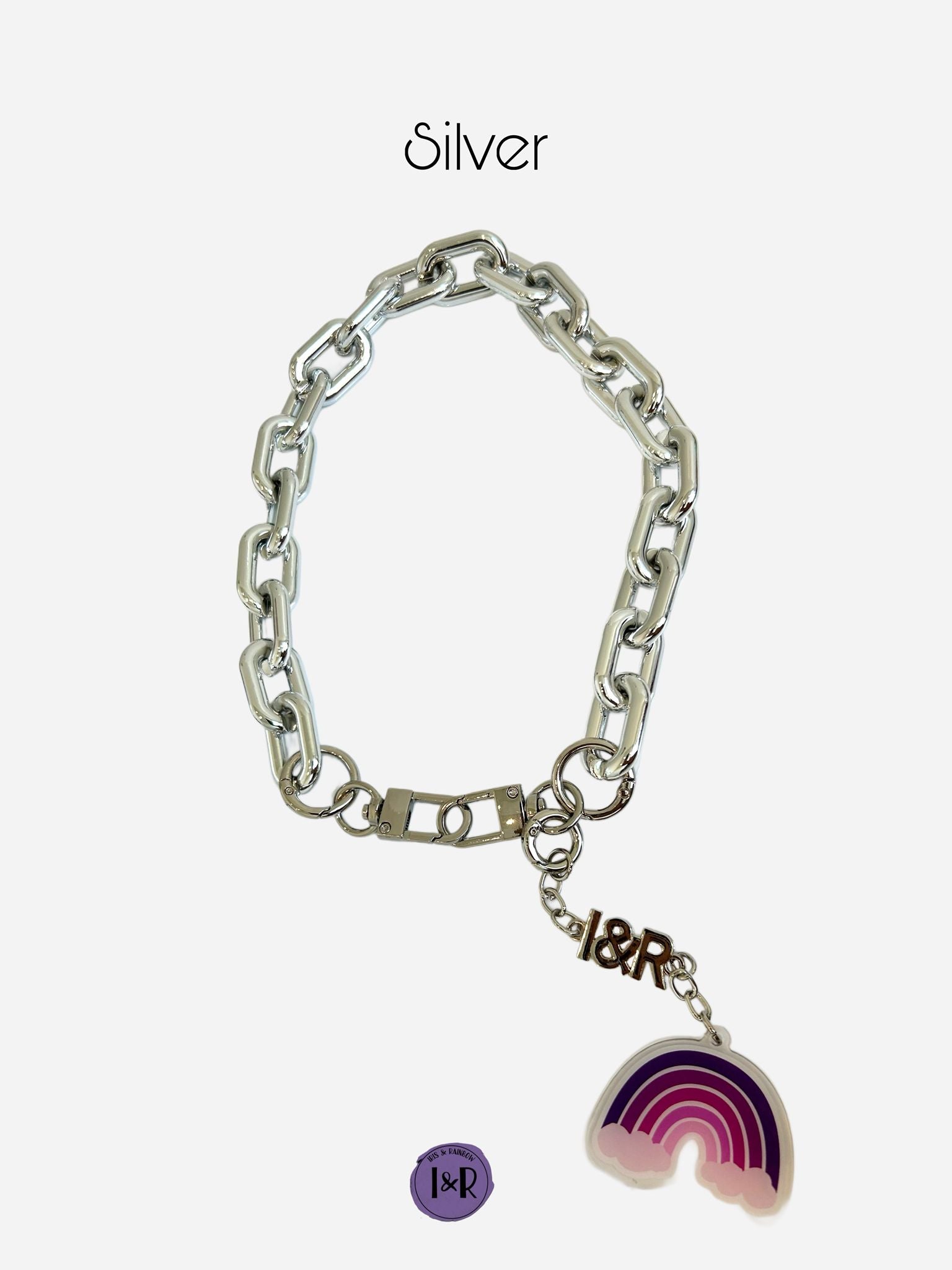 Iris Accessory Acrylic Chain For Bags and Wallets (#A3792) Fashionable Chain Strap - By Iris & Rainbow