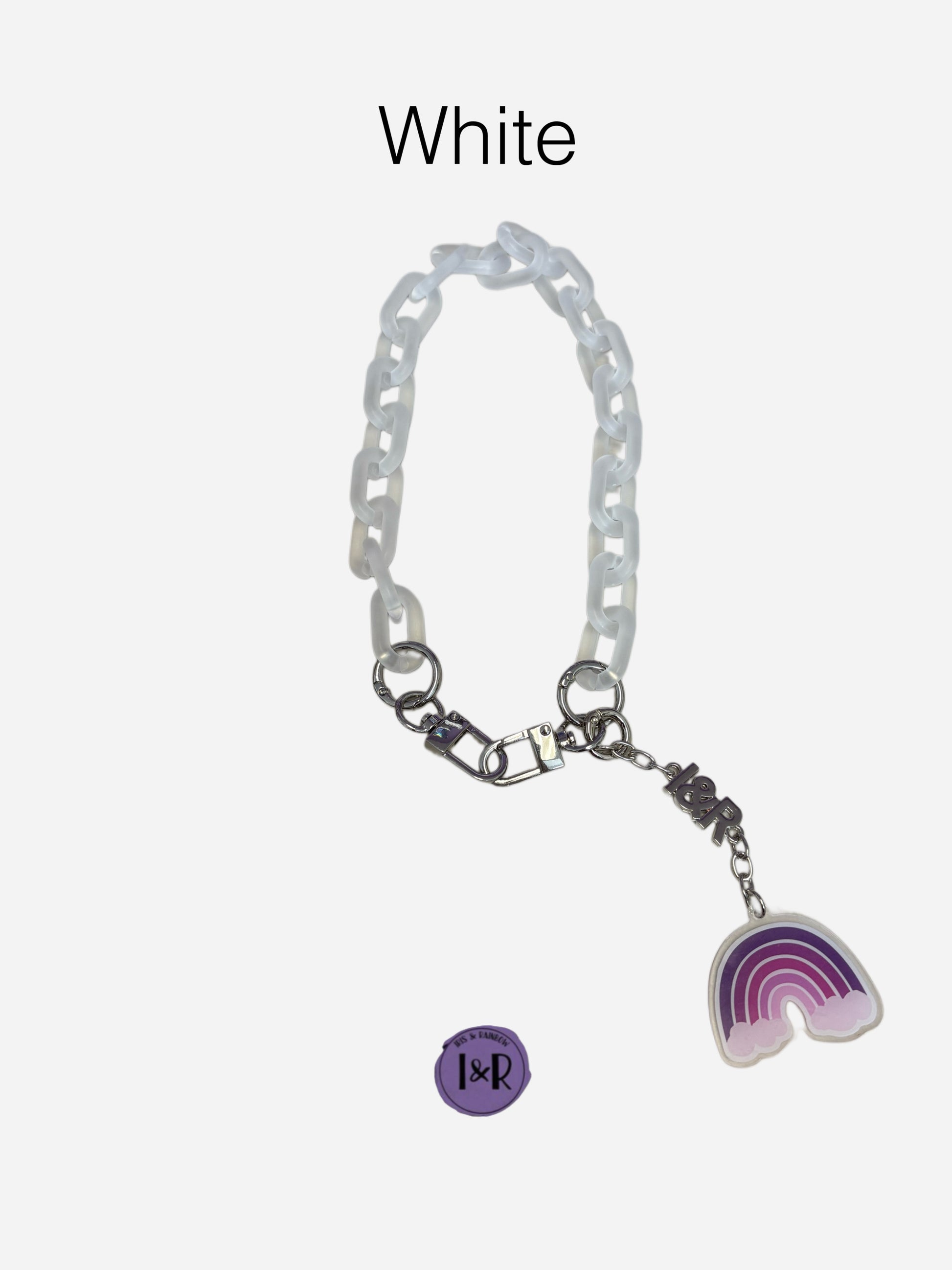 Iris Accessory Acrylic Chain For Bags and Wallets (#A3792) Fashionable Chain Strap - By Iris & Rainbow