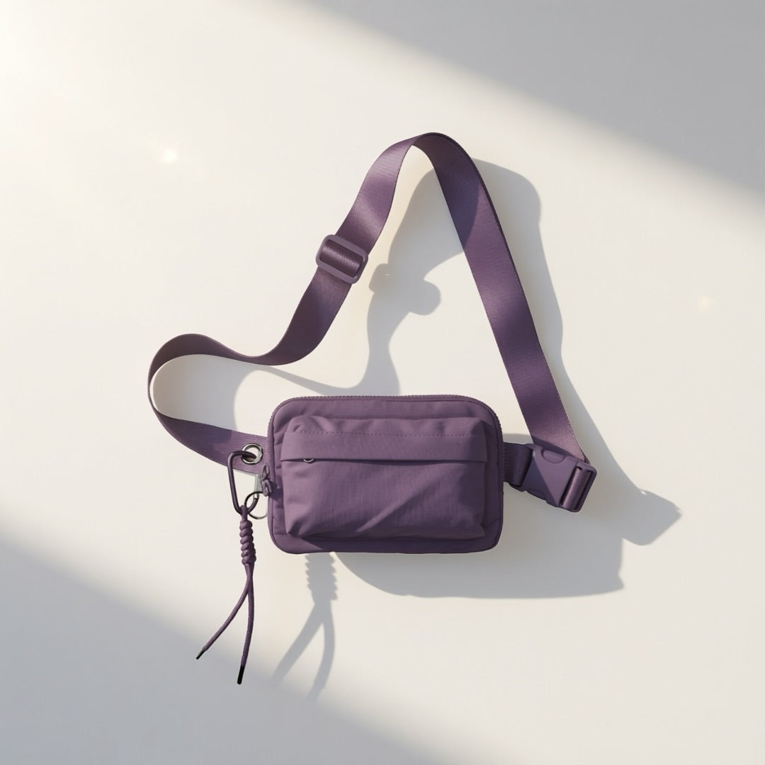 Iris Multi Pockets Crossbody Bag with Keychain (#12123) - By Iris & Rainbow