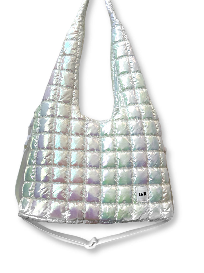 Iris Puff Galaxy Hobo - Shiny and Stylish Bag - (#24239) By Iris & Rainbow