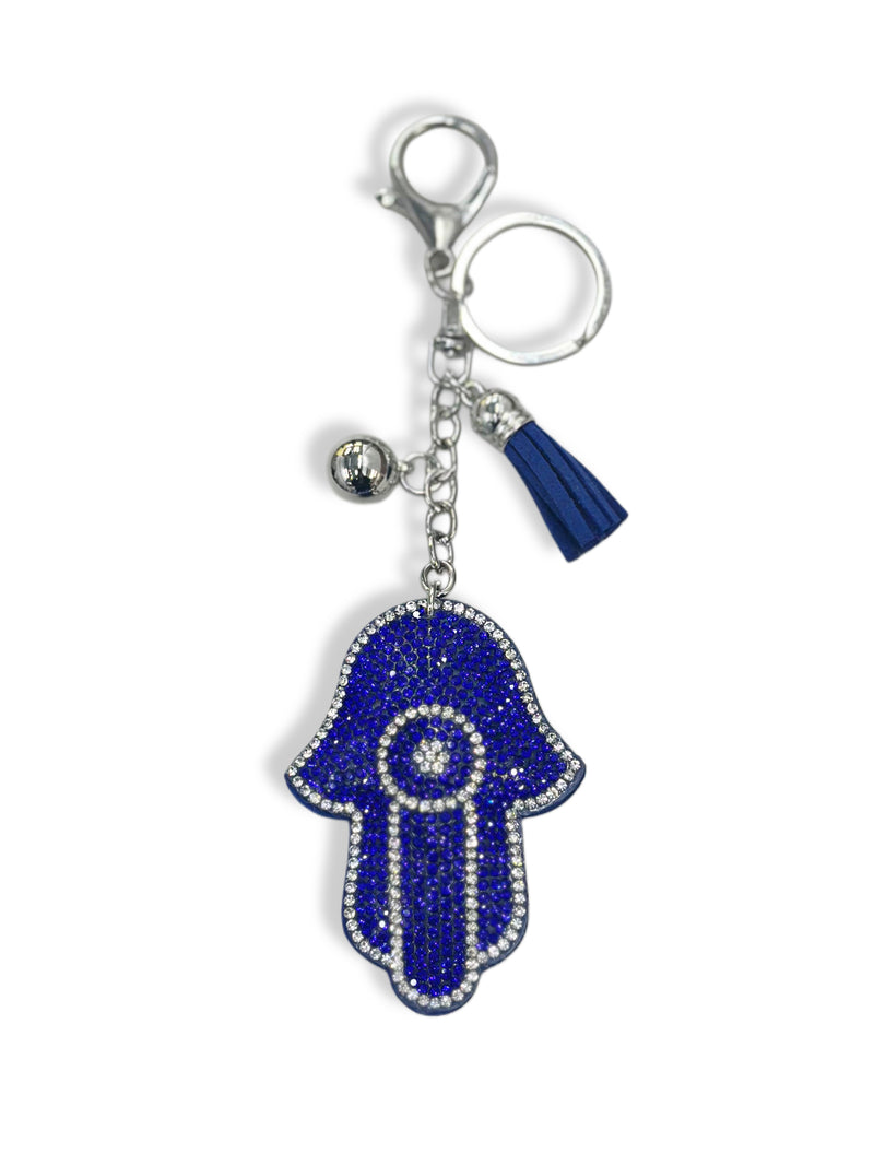 Decorative Iris Keychain Charm (#C09)