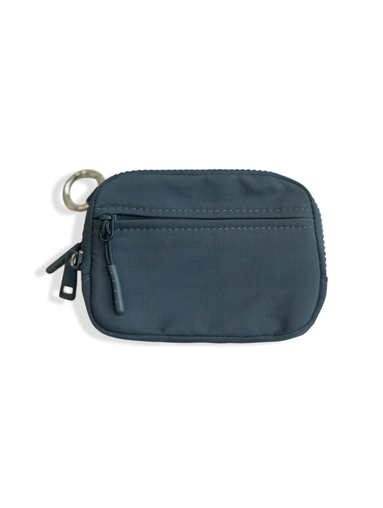 Portafoglio Iris 2G Wristlet – Nylon Impermeabile – Tre Cerniere + Tasca Trasparente – Lilla – 15 Cm