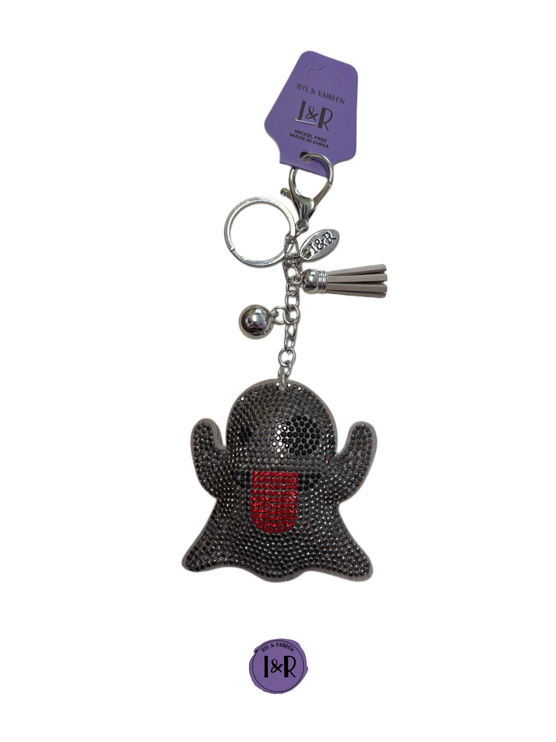 Decorative Iris Keychain Charm - (#C09) By Iris & Rainbow