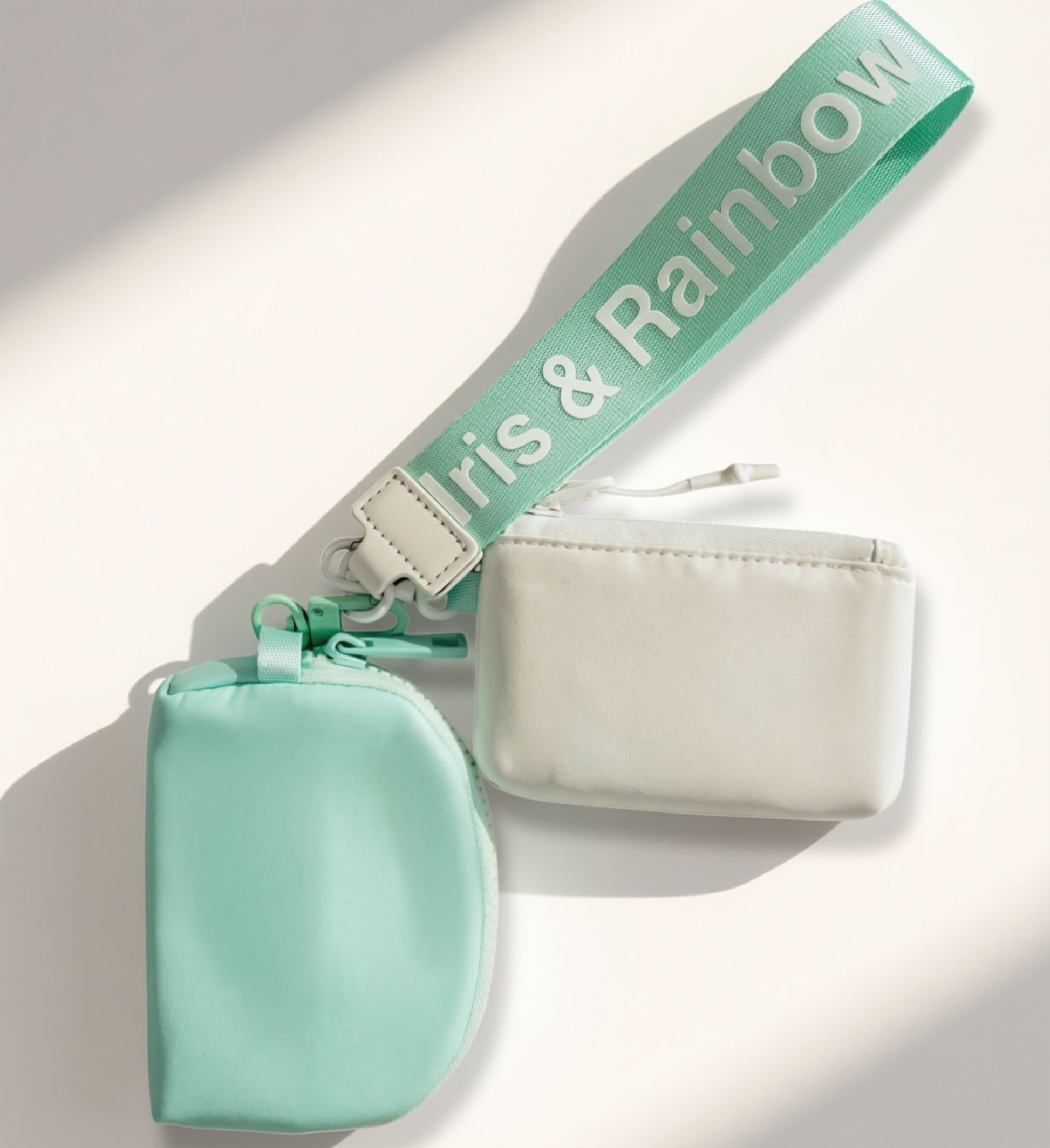 The Iris Pouch Wristlet (#8049-2) Trendy Minimalist Purse - By Iris & Rainbow