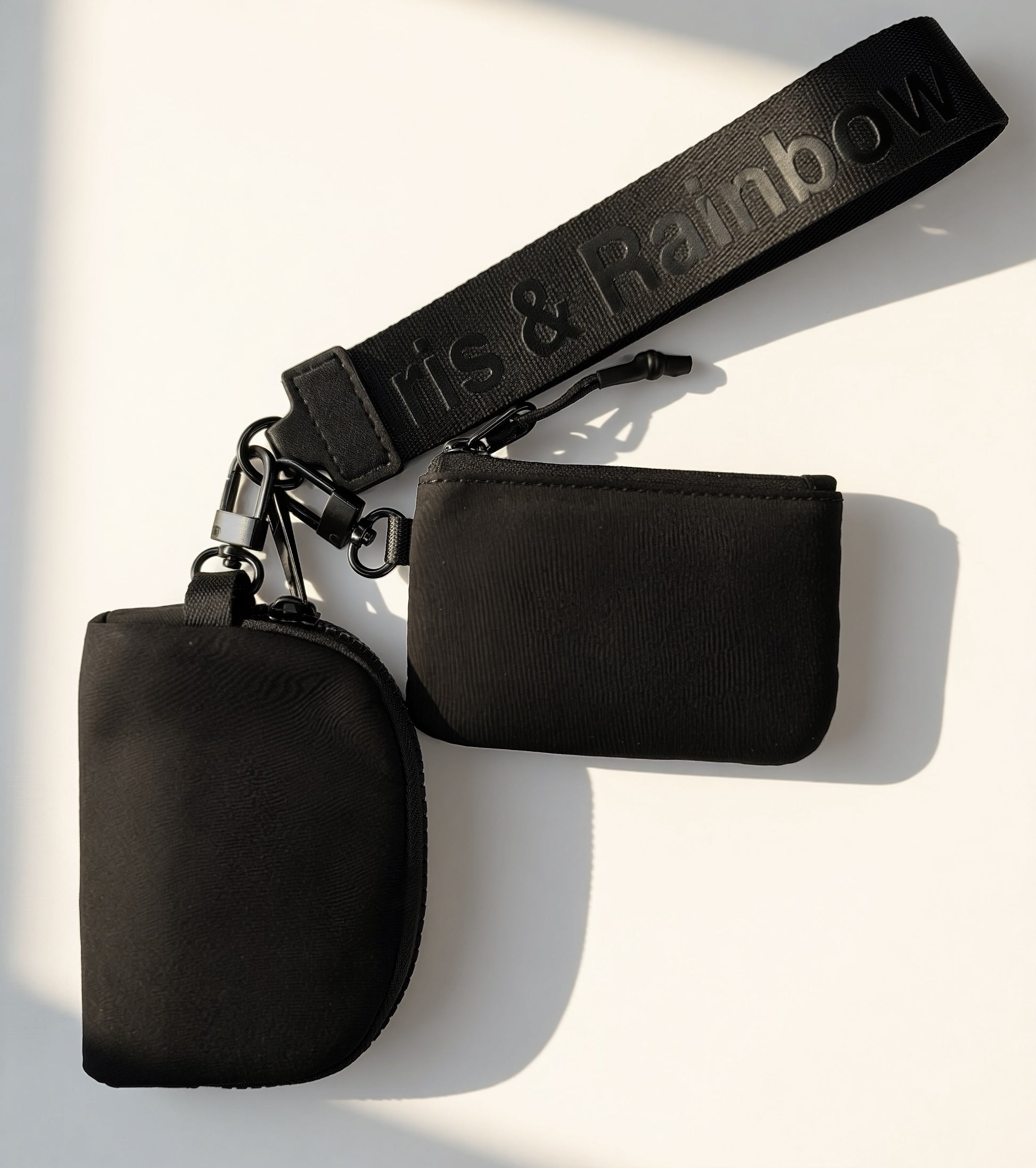 The Iris Pouch Wristlet (#8049-2) Trendy Minimalist Purse - By Iris & Rainbow