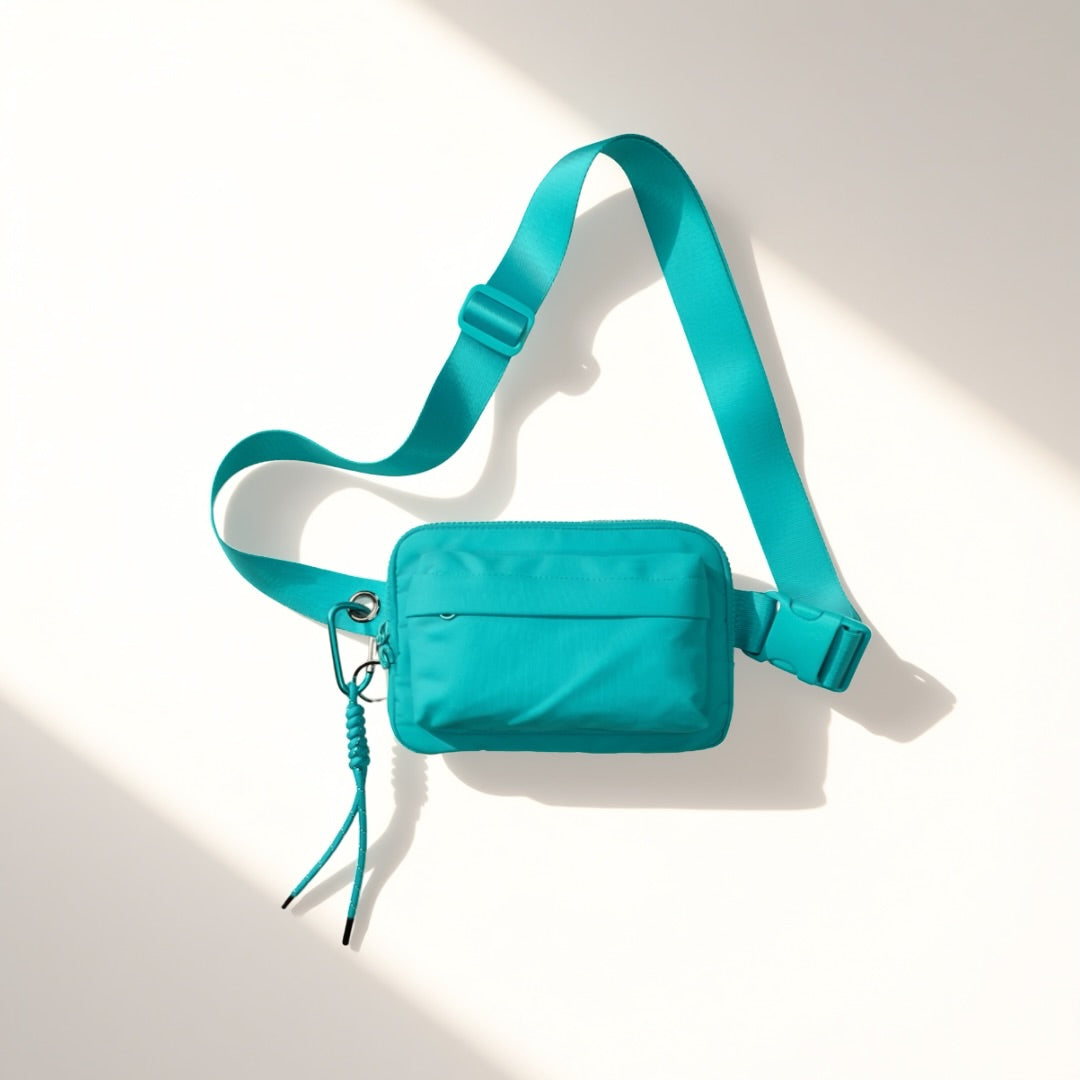Iris Multi Pockets Crossbody Bag with Keychain (#12123) - By Iris & Rainbow