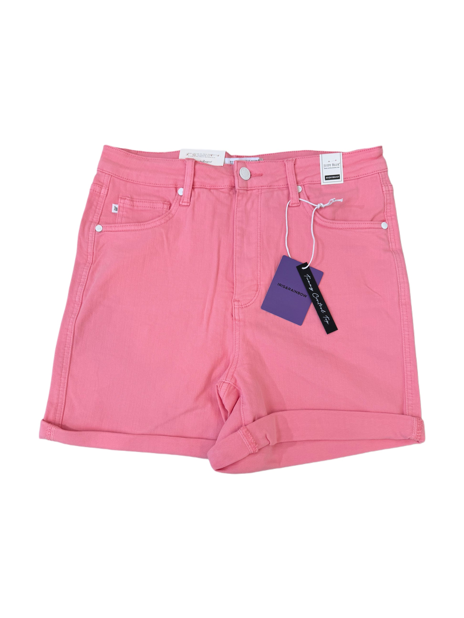 Lily Tummy Control Garment Dyed Judy Blue Shorts