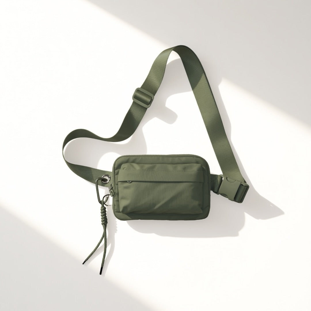 Iris Multi Pockets Crossbody Bag with Keychain (#12123) - By Iris & Rainbow