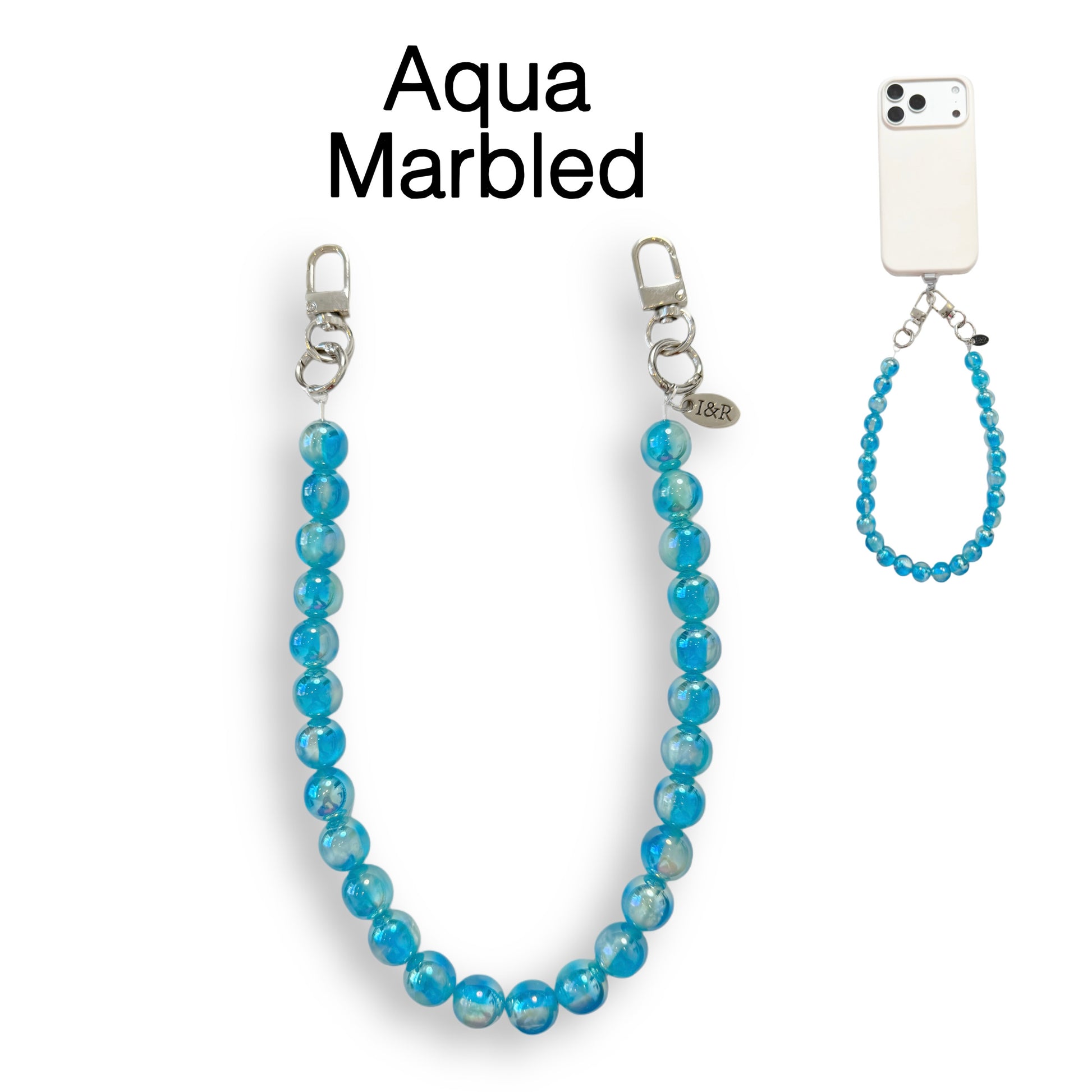 Iris Accessory Beaded Chain (#A3791) For Bags, Phones and Wallets By Iris & Rainbow