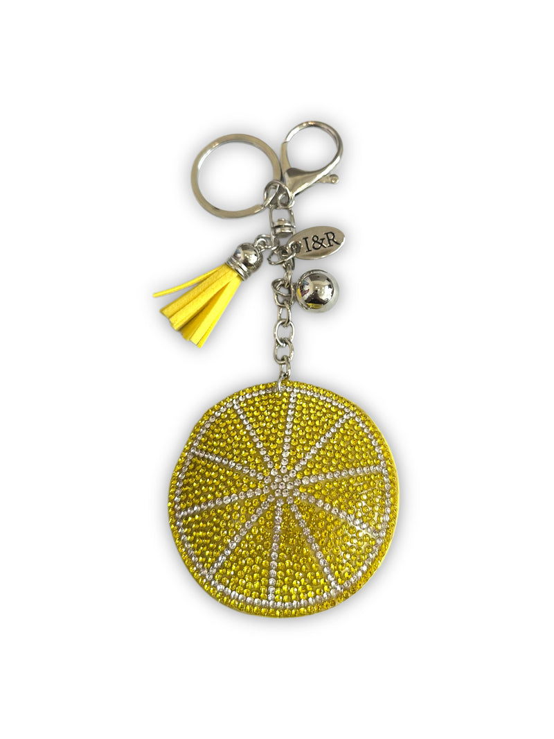 Decorative Iris Keychain Charm (#C09)