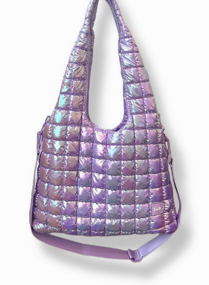 Iris Puff Galaxy Hobo - Shiny and Stylish Bag - (#24239) By Iris & Rainbow