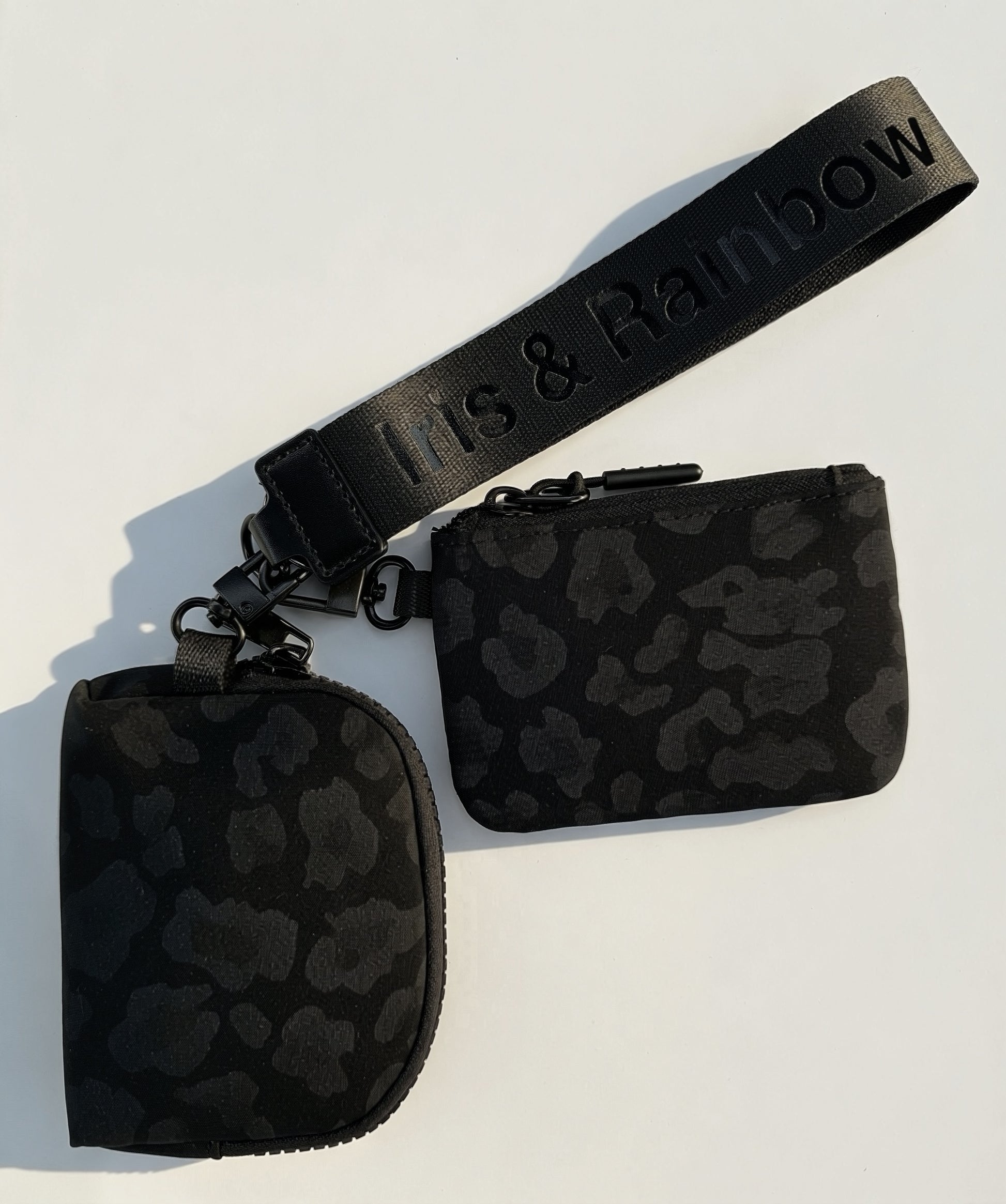 The Iris Pouch Wristlet (#8049-2) Trendy Minimalist Purse - By Iris & Rainbow