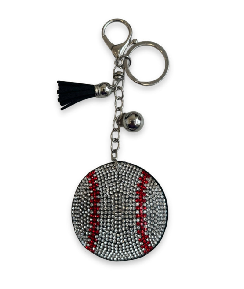 Decorative Iris Keychain Charm (#C09)
