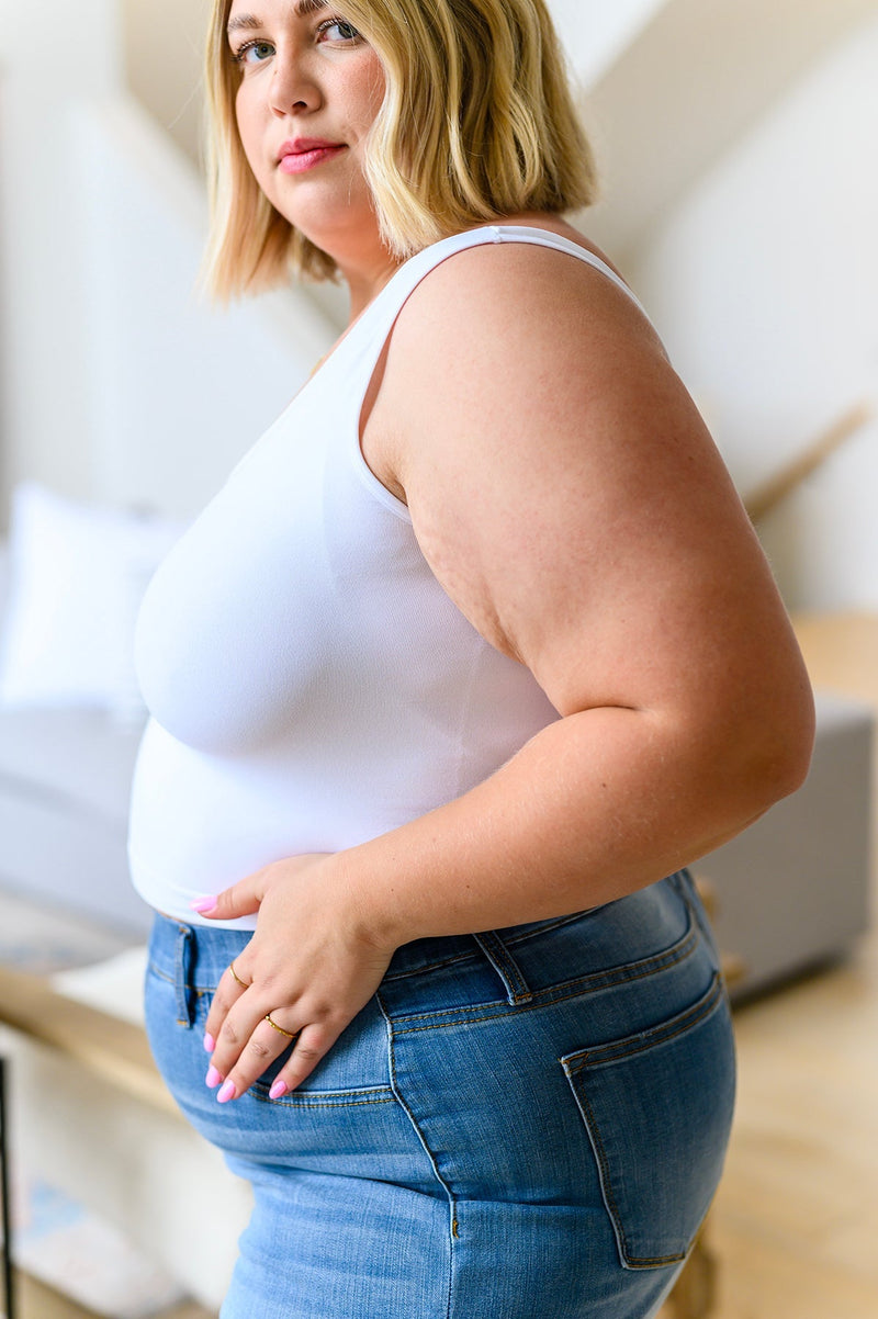 Carefree Seamless Reversible Tank in Light Mocha (Online Exclusive