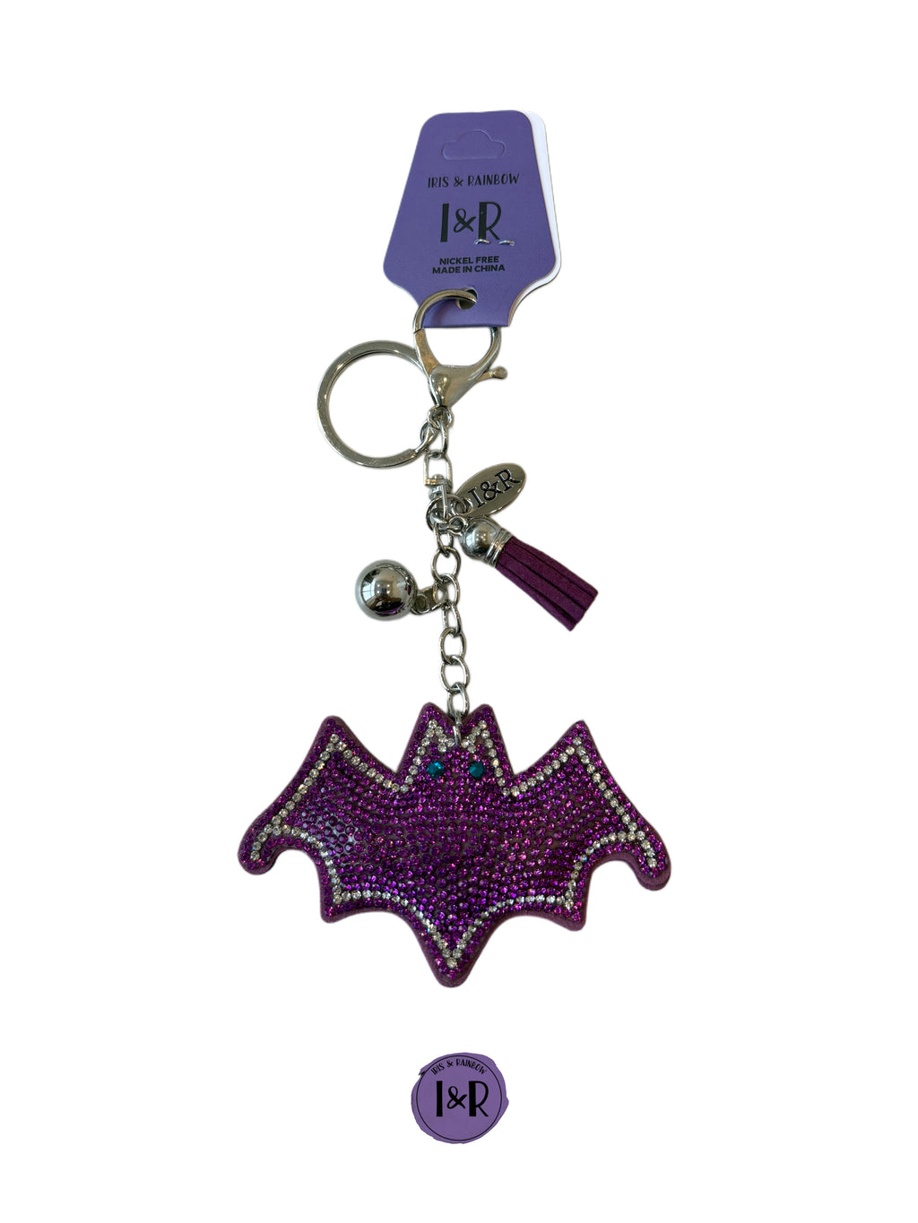 Decorative Iris Keychain Charm - (#C09) By Iris & Rainbow