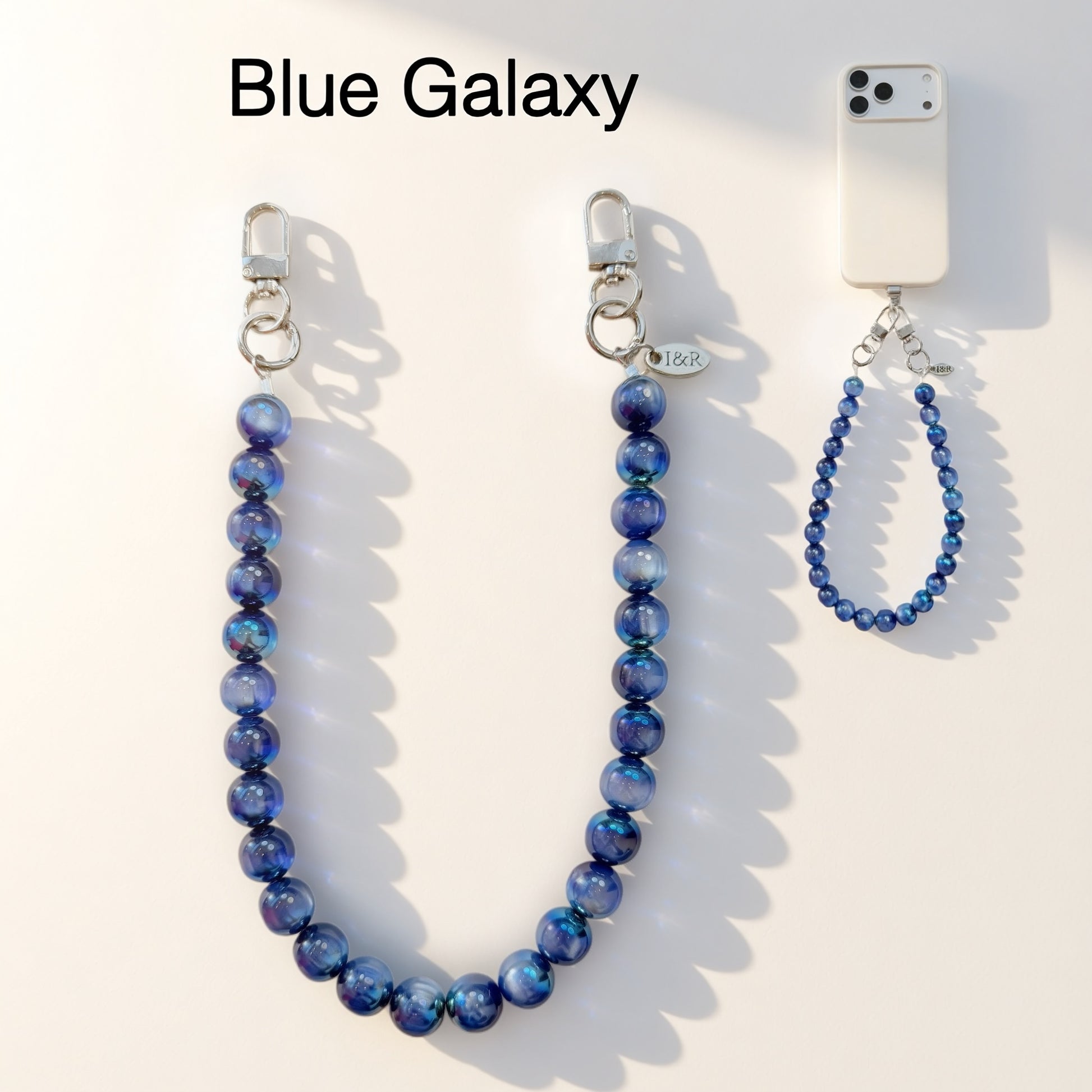 Iris Accessory Beaded Chain (#A3791) For Bags, Phones and Wallets By Iris & Rainbow