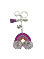 Decorative Iris Keychain Charm (#C09)
