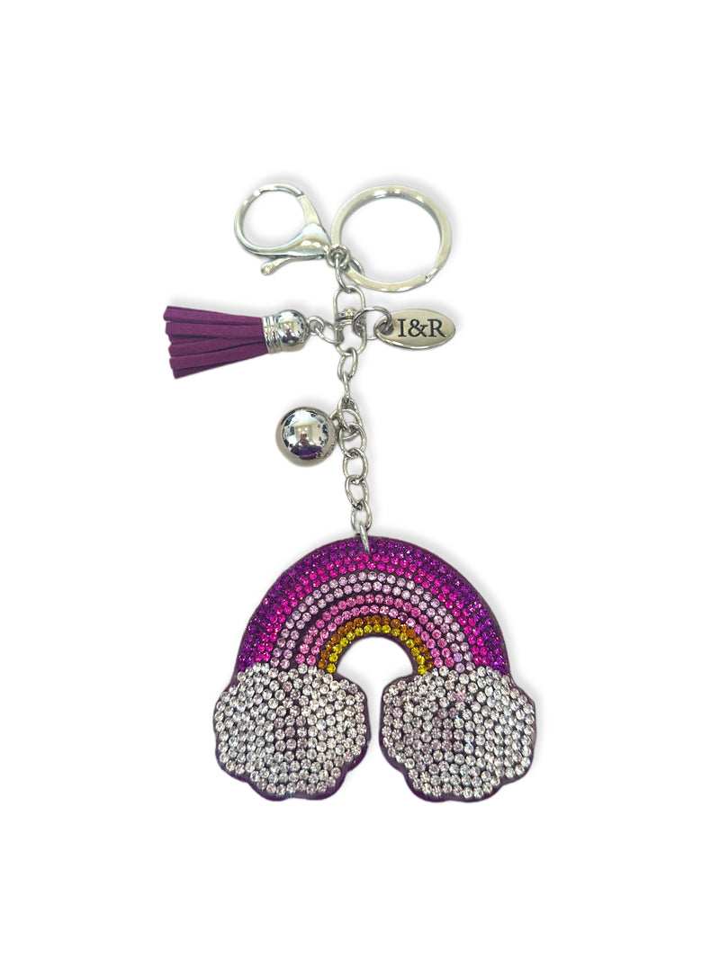 Decorative Iris Keychain Charm (#C09)