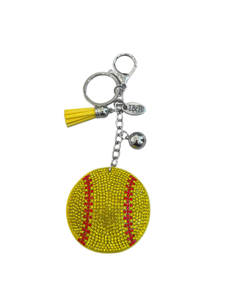 Decorative Iris Keychain Charm (#C09)