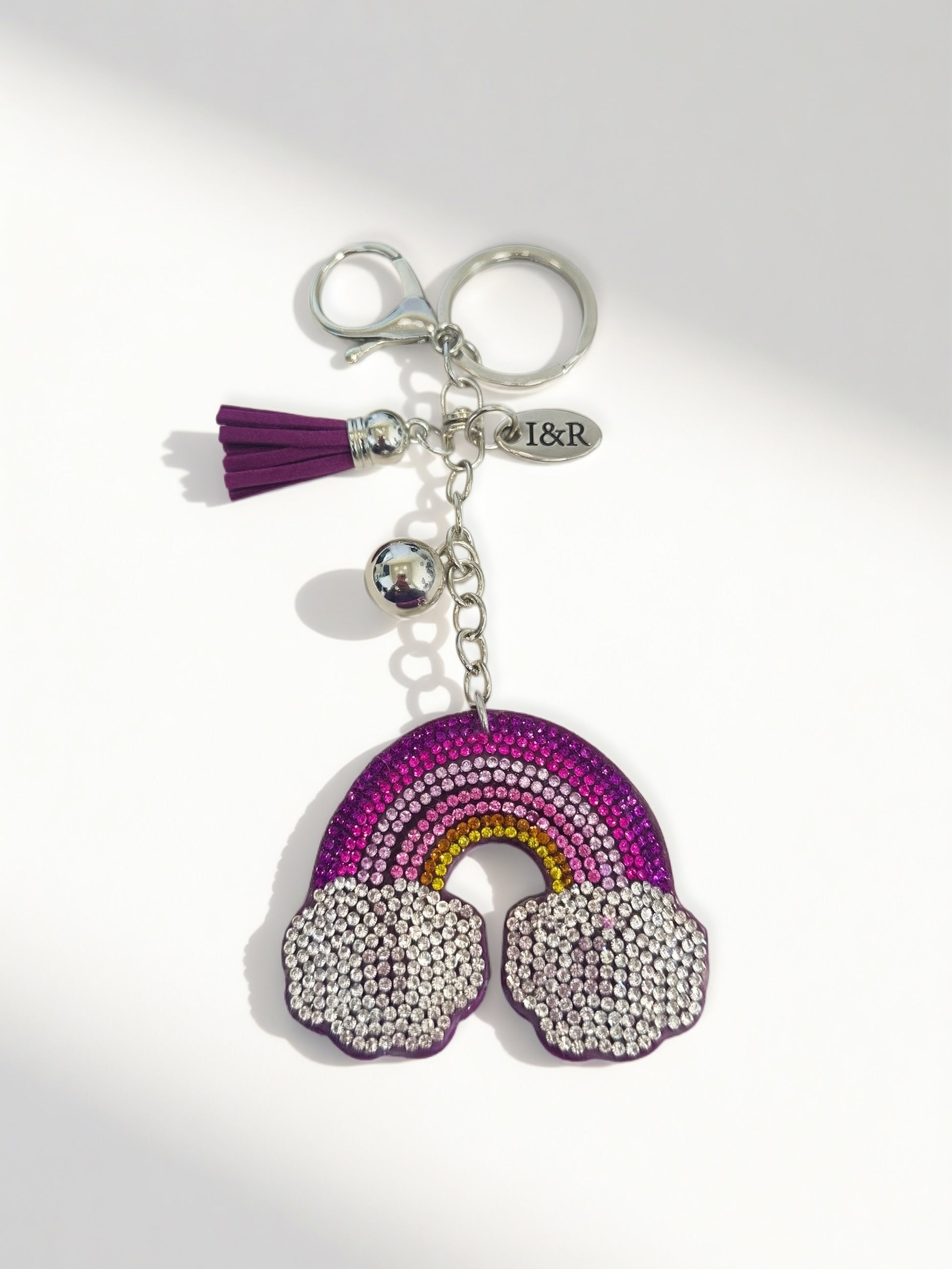Decorative Iris Keychain Charm - (#C09) By Iris & Rainbow