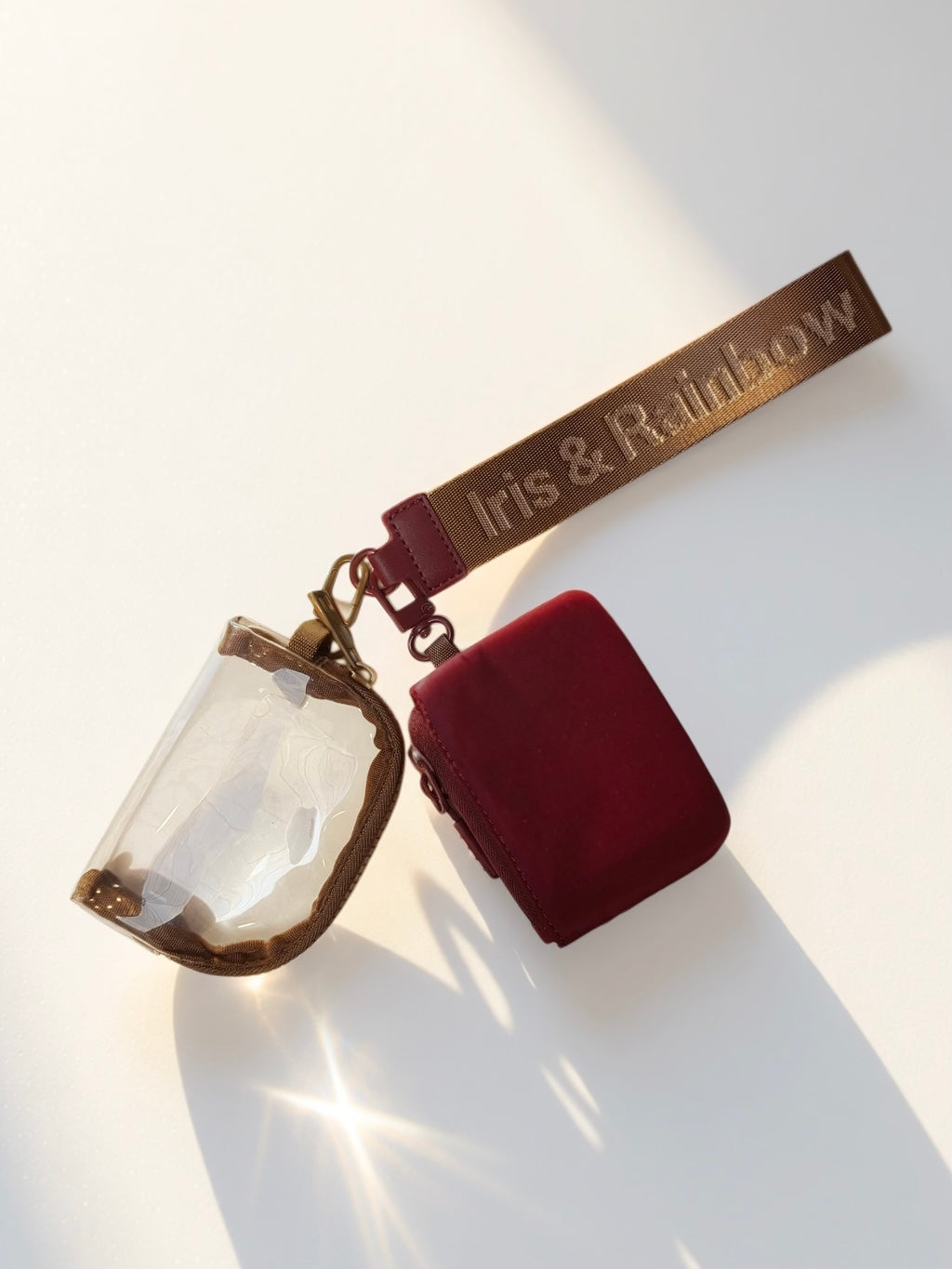 The Iris Pouch Wristlet (#8049-2) Trendy Minimalist Purse - By Iris & Rainbow