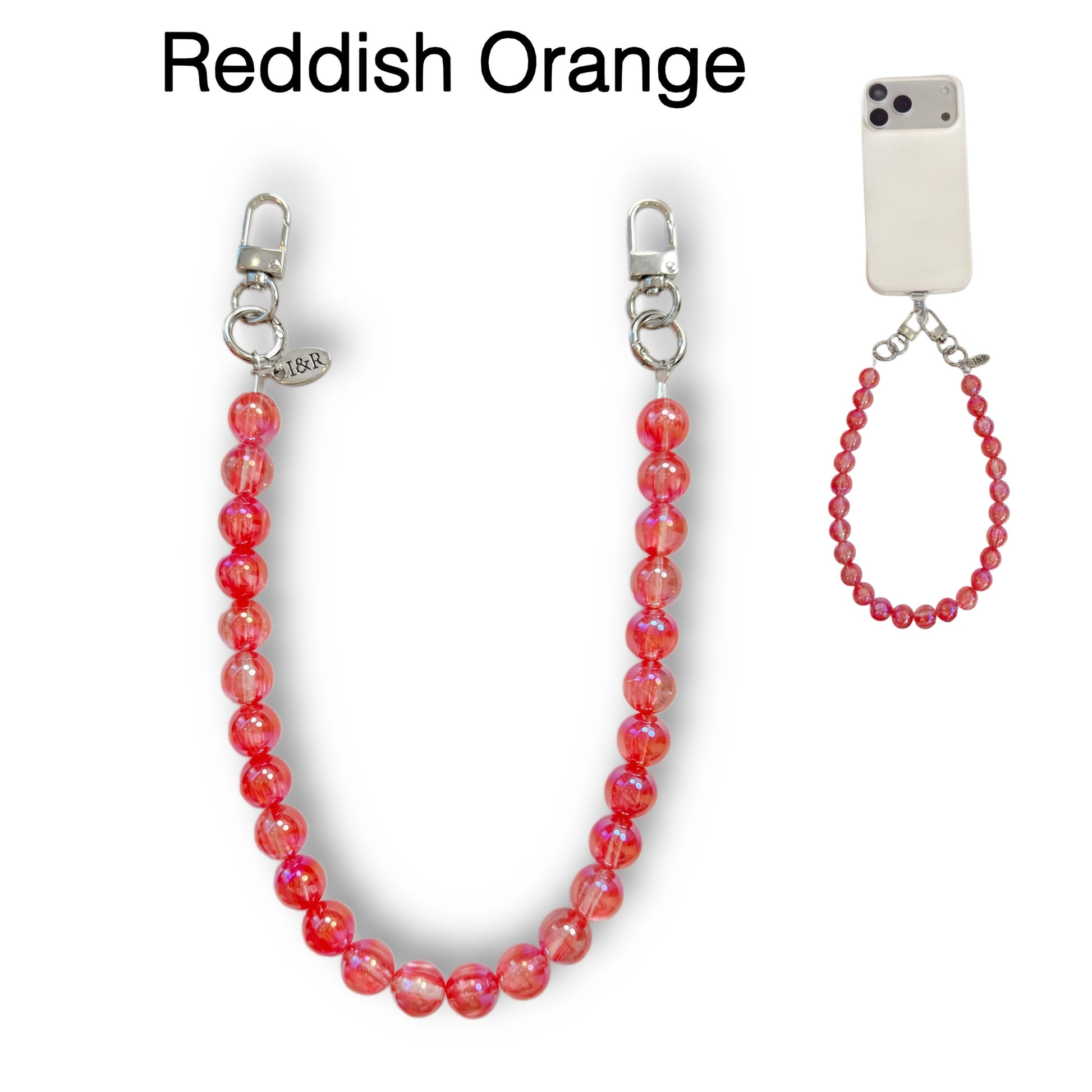 Iris Accessory Beaded Chain (#A3791) For Bags, Phones and Wallets By Iris & Rainbow