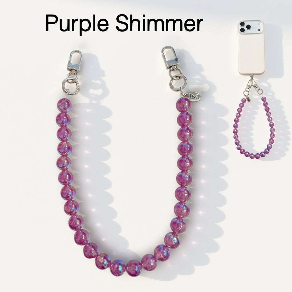 Iris Accessory Beaded Chain (#A3791) For Bags, Phones and Wallets By Iris & Rainbow