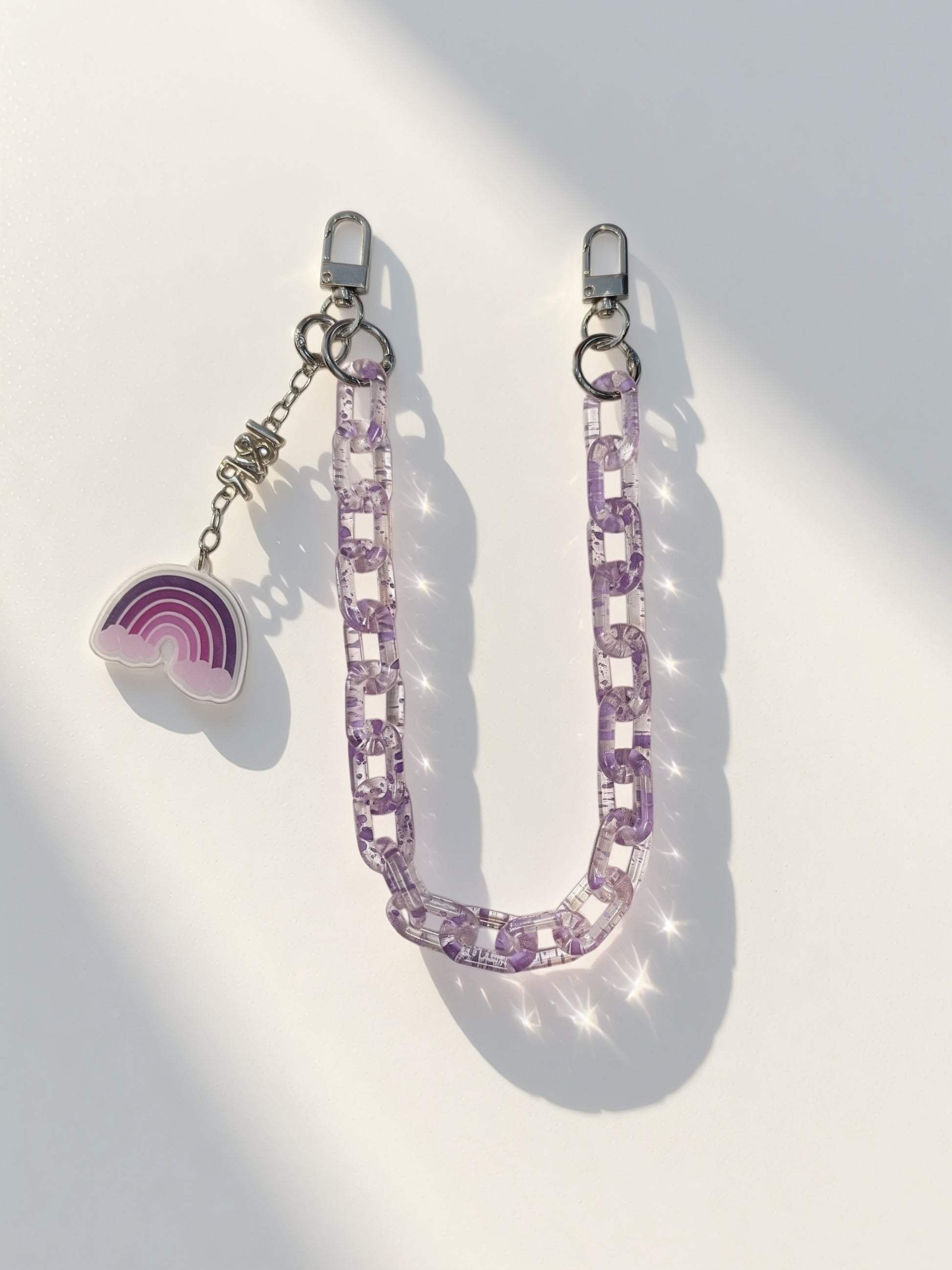 Iris Accessory Acrylic Chain For Bags and Wallets (#A3792) Fashionable Chain Strap - By Iris & Rainbow
