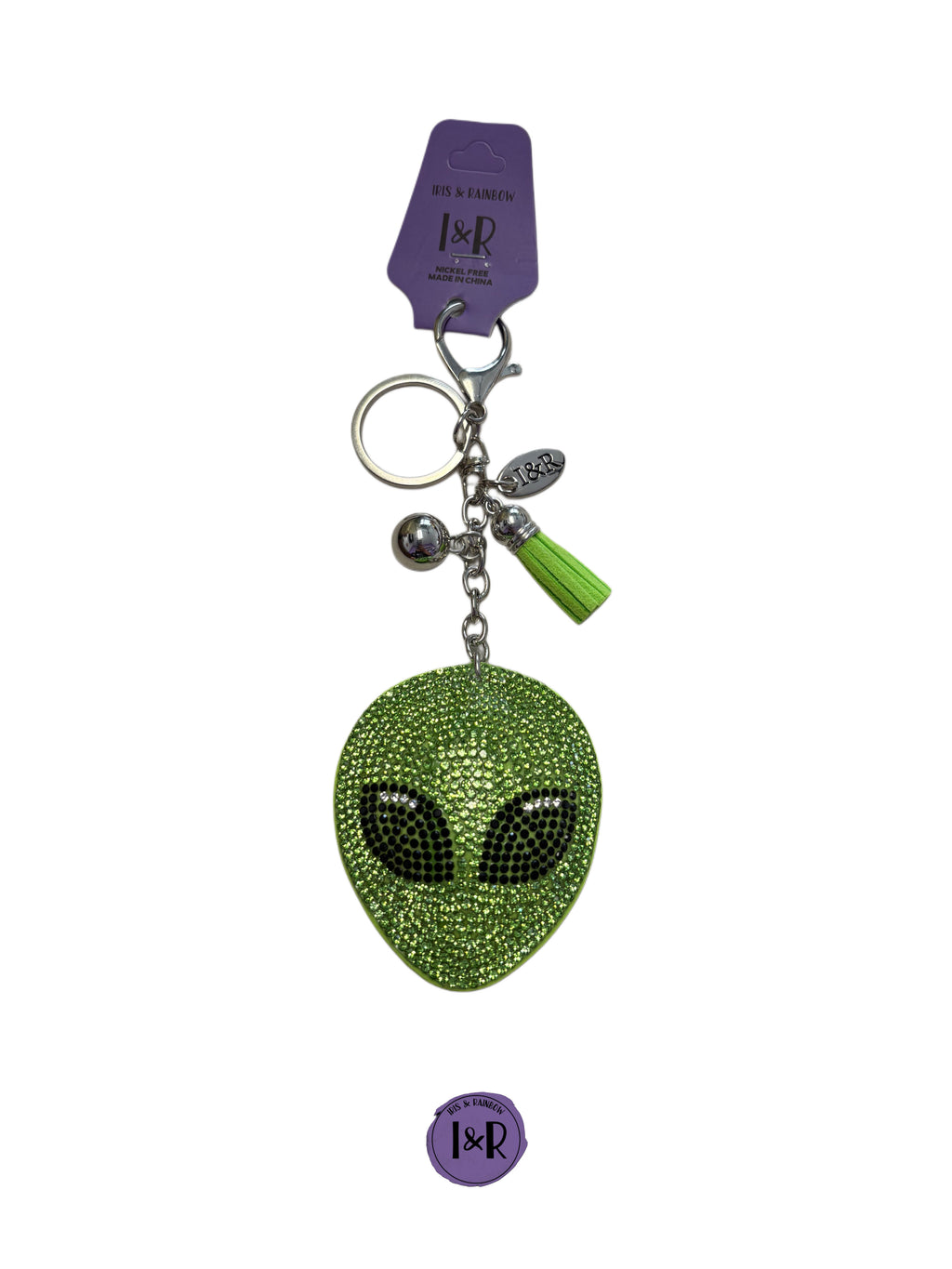 Decorative Iris Keychain Charm - (#C09) By Iris & Rainbow