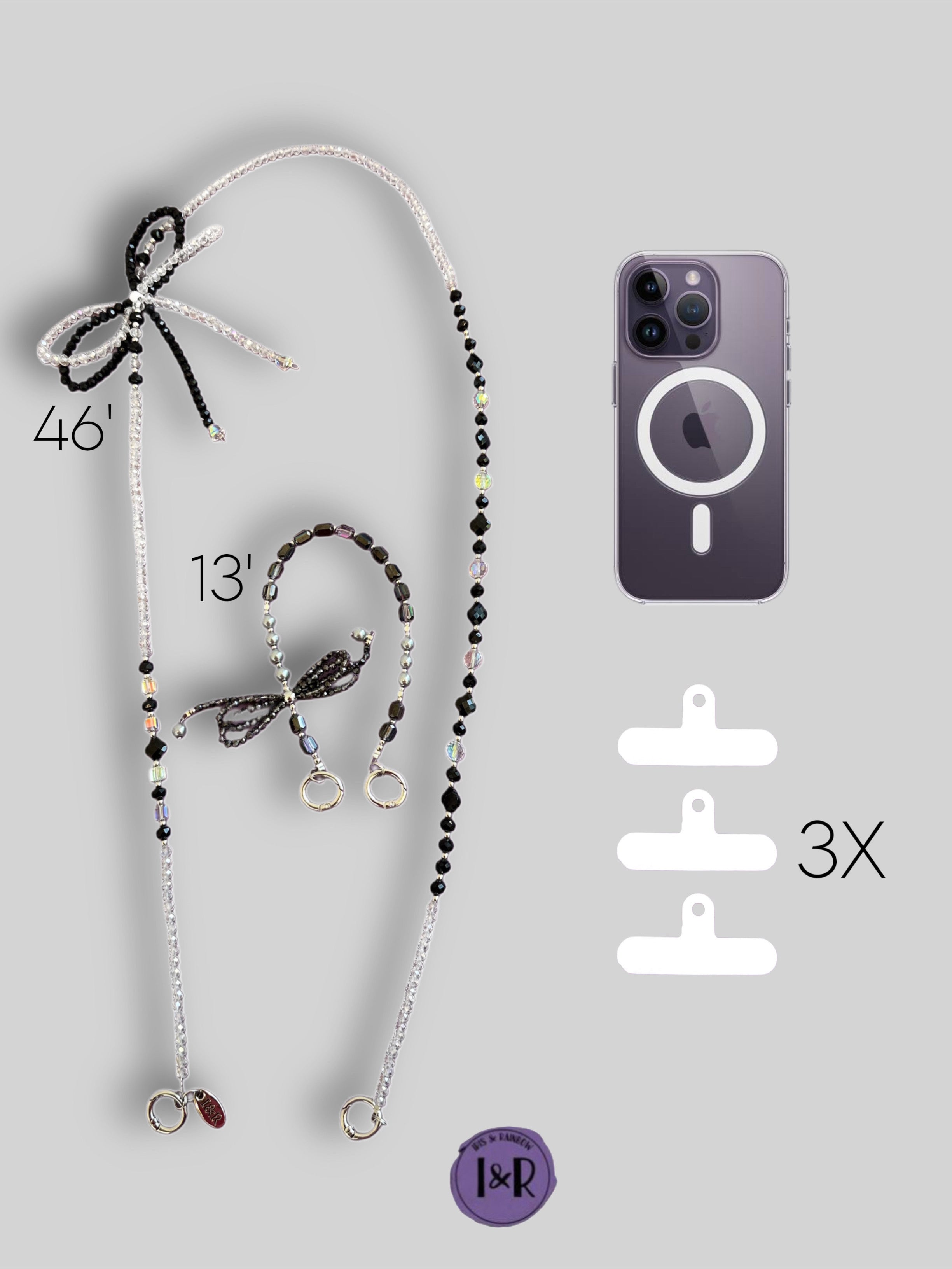 iPhoneアクセサリー IKSY The Iris Oh So Pretty Utility Link/Strap (#A3794) Adjustable
