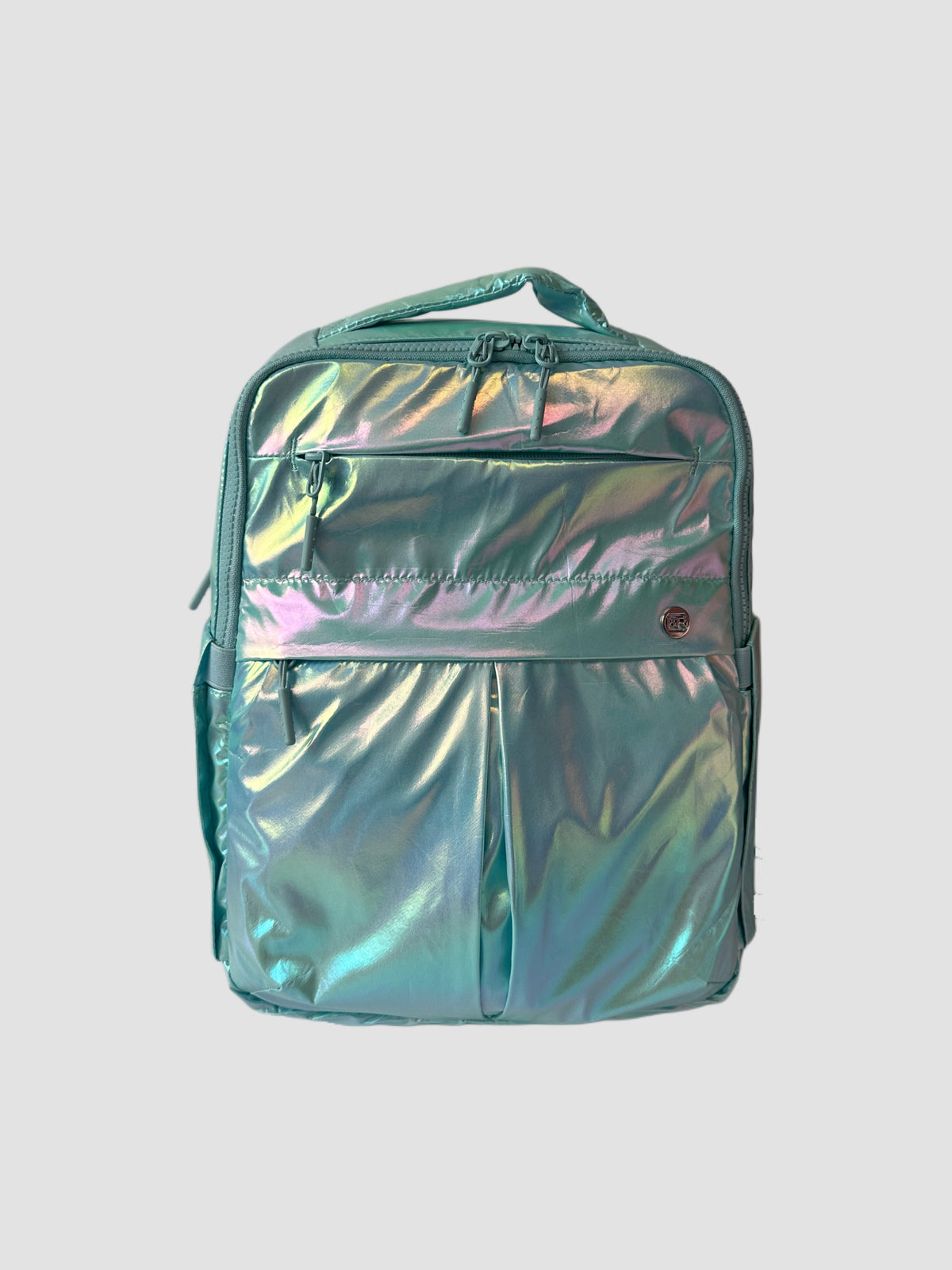 Iris & Rainbow Olive Full-Sized Backpack with Adjustable Straps The Iris Mini Backpack (#9013) Portable Lightweight and  main image 3