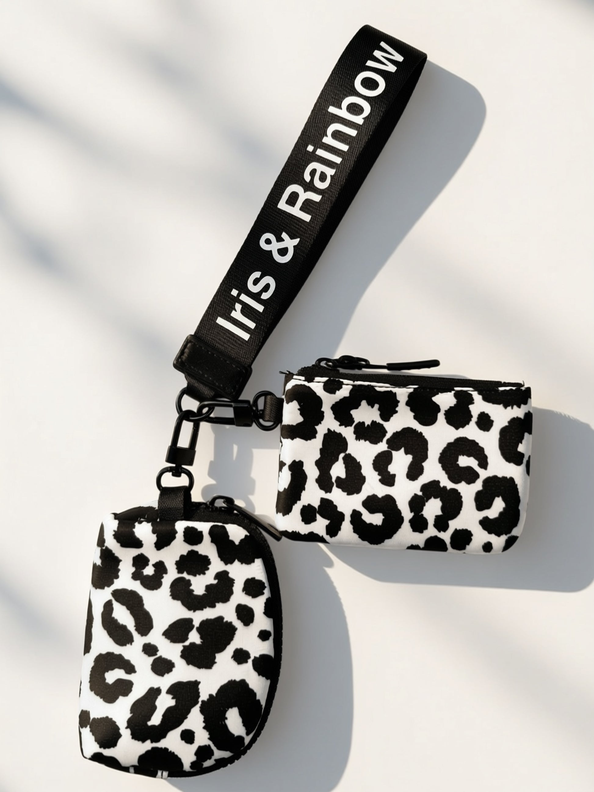 The Iris Pouch Wristlet (#8049-2) Trendy Minimalist Purse - By Iris & Rainbow