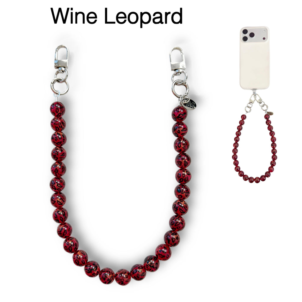 Iris Accessory Beaded Chain (#A3791) For Bags, Phones and Wallets By Iris & Rainbow