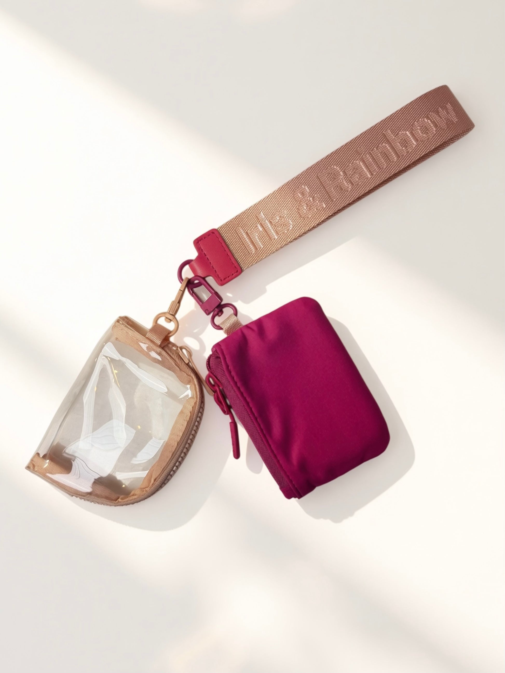 The Iris Pouch Wristlet (#8049-2) Trendy Minimalist Purse - By Iris & Rainbow