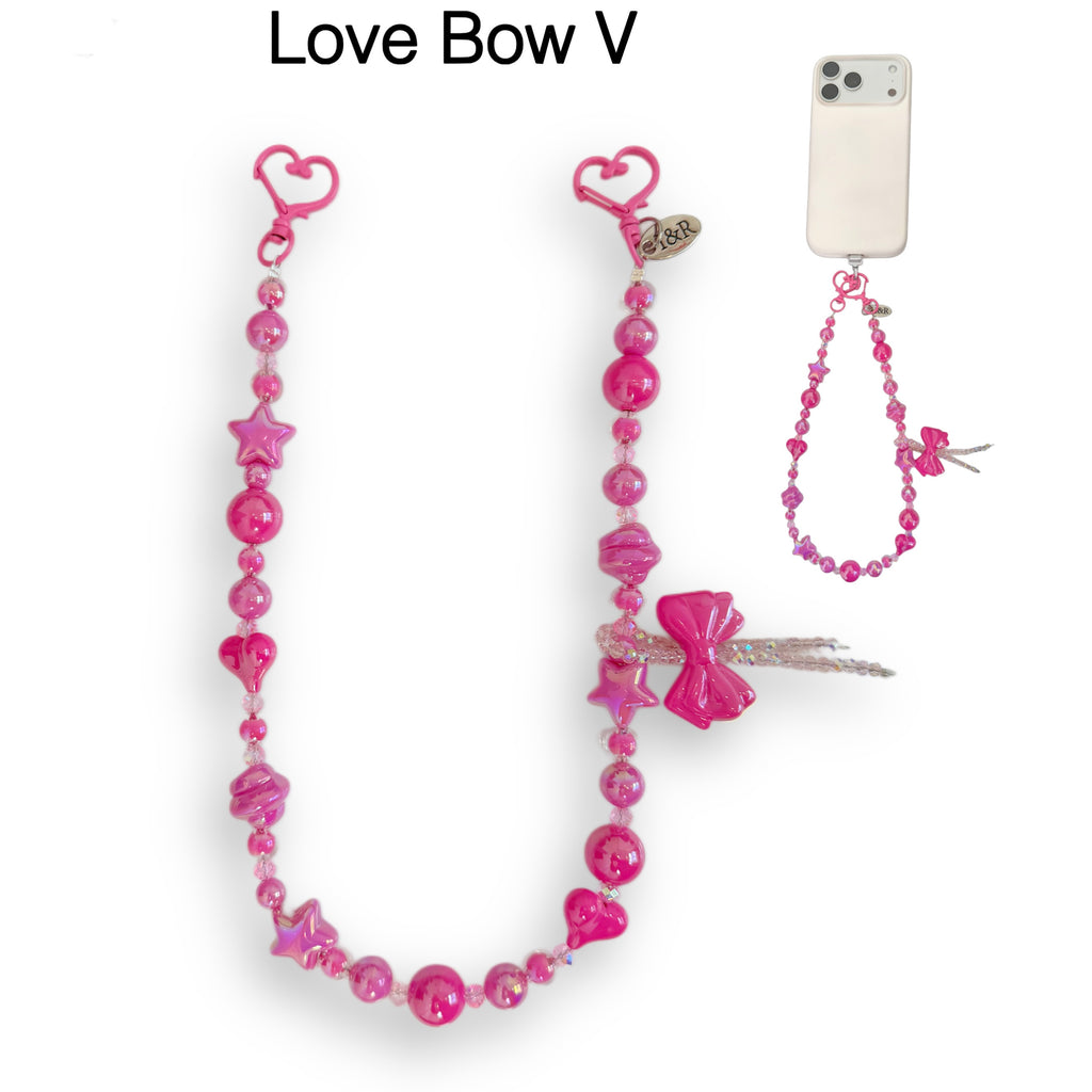Iris Accessory Beaded Chain (#A3791) For Bags, Phones and Wallets By Iris & Rainbow