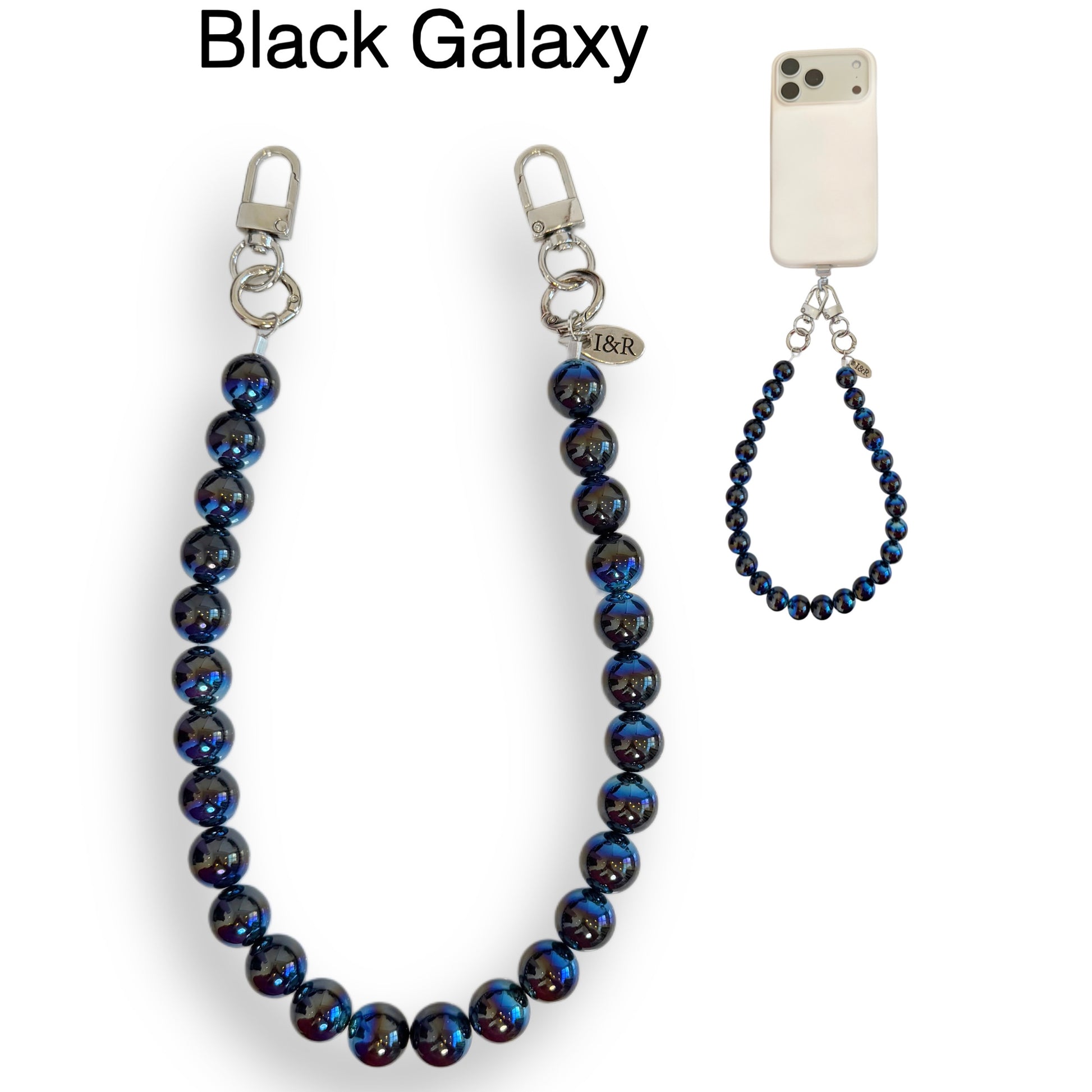Iris Accessory Beaded Chain (#A3791) For Bags, Phones and Wallets By Iris & Rainbow
